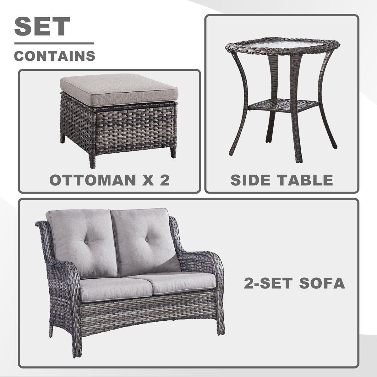 Rilyson FS038016026X2-2 Patio-Conversation-Sets - View #6