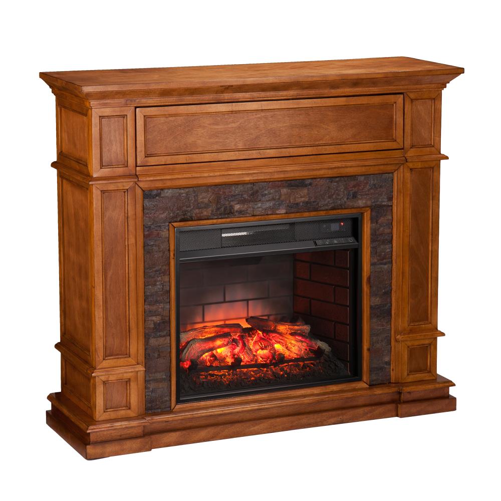 Boston Loft Furnishings ATG3339IF 45.5-in W Sienna Infrared Quartz Electric Fireplace