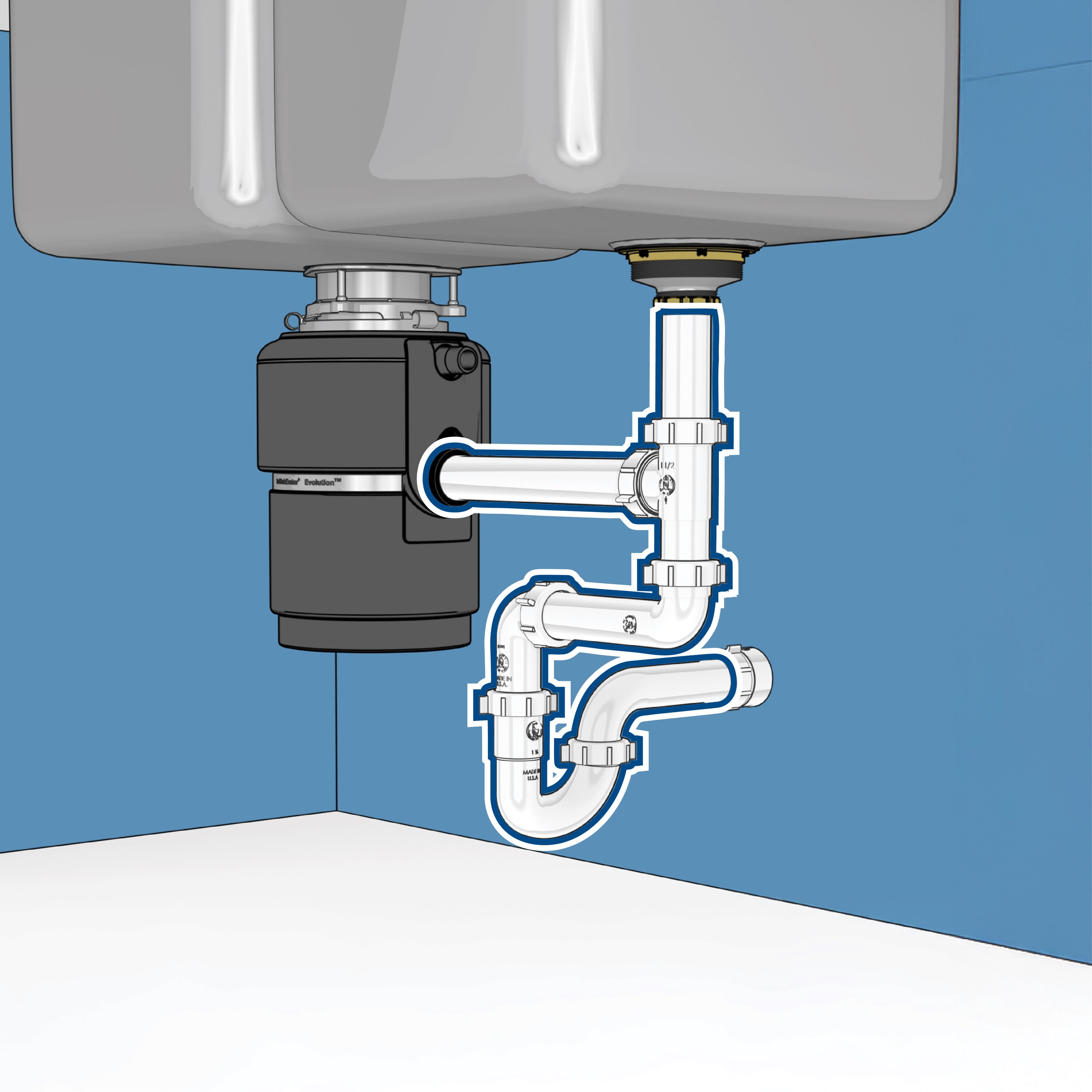 Dearborn 1000000598 Under-Sink-Tubular-Drainage - View #5