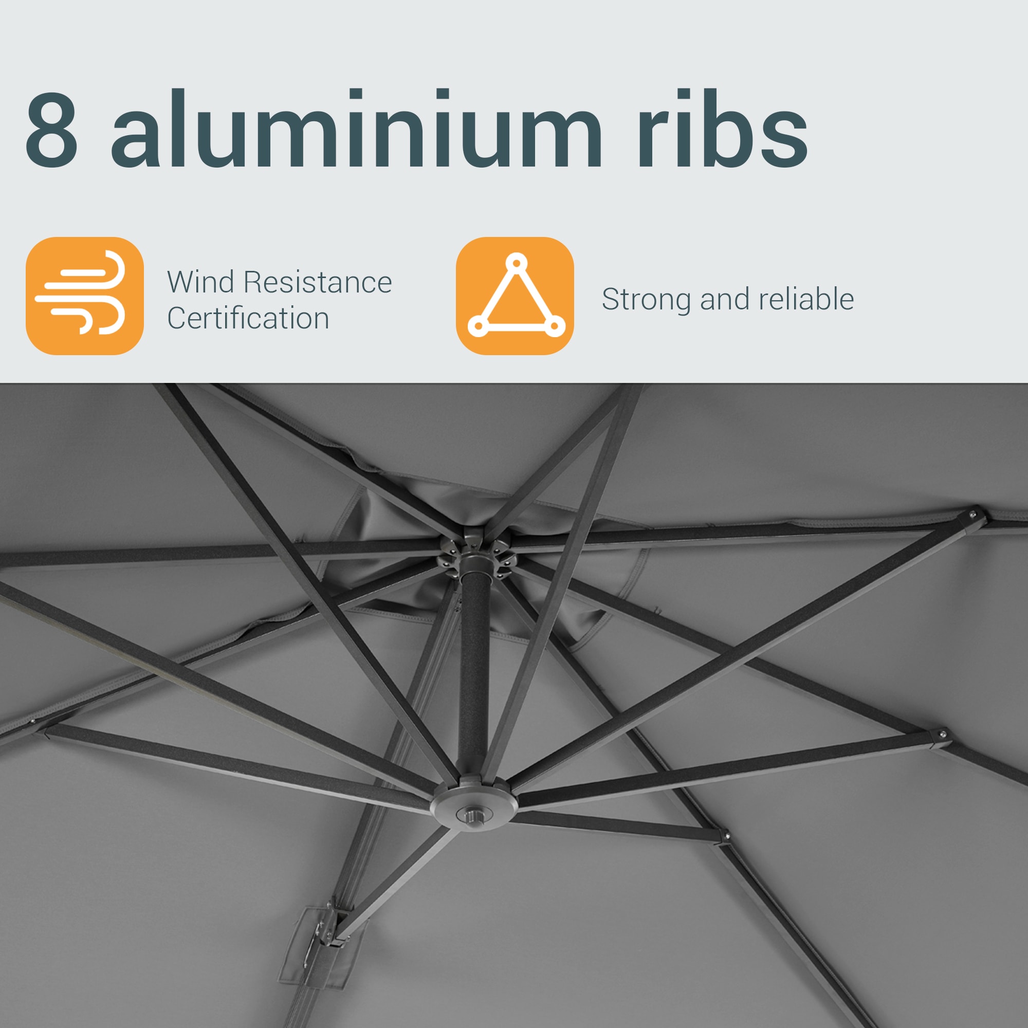 Sonkuki SD-MN108GY Umbrellas-2 - View #2