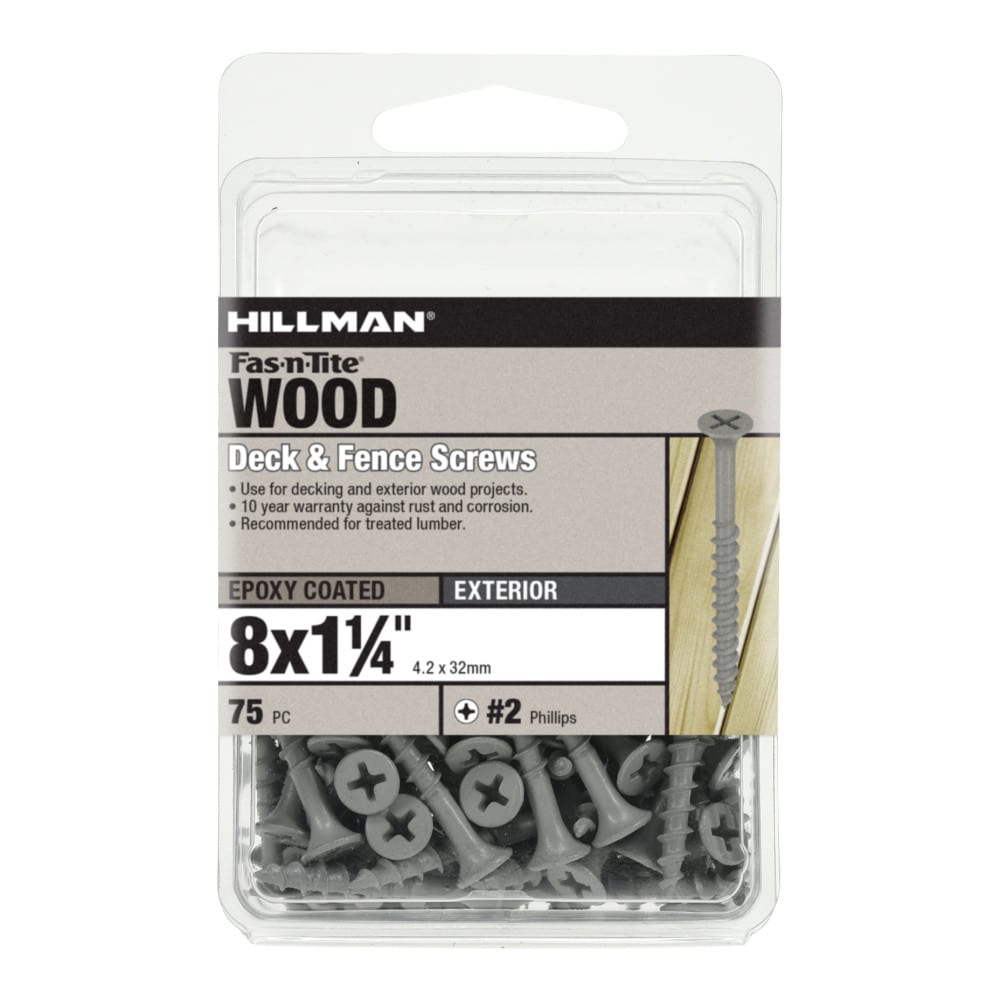 Fas-n-Tite #8 x 1-1/4-in Wood to wood Deck Screws ( 75 -Per Box )