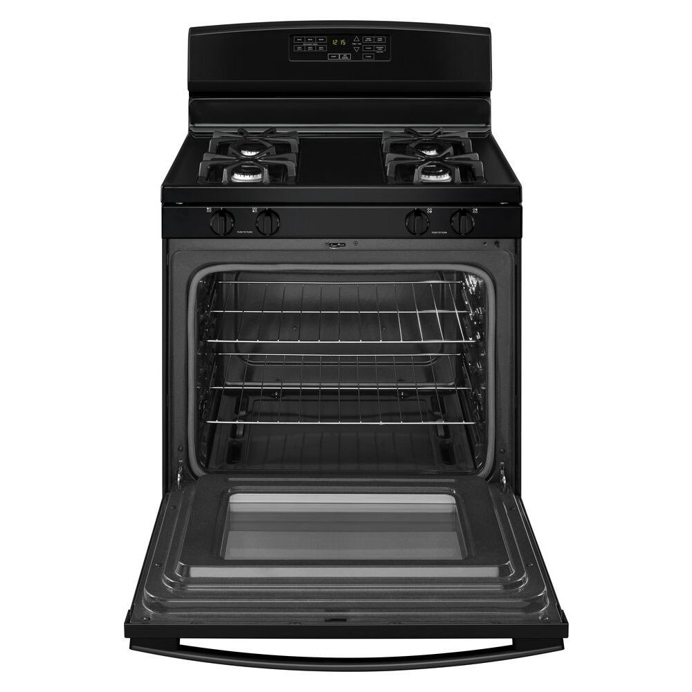 Amana 30-in 4 Burners 5-cu ft Self-cleaning Freestanding Natural Gas ...