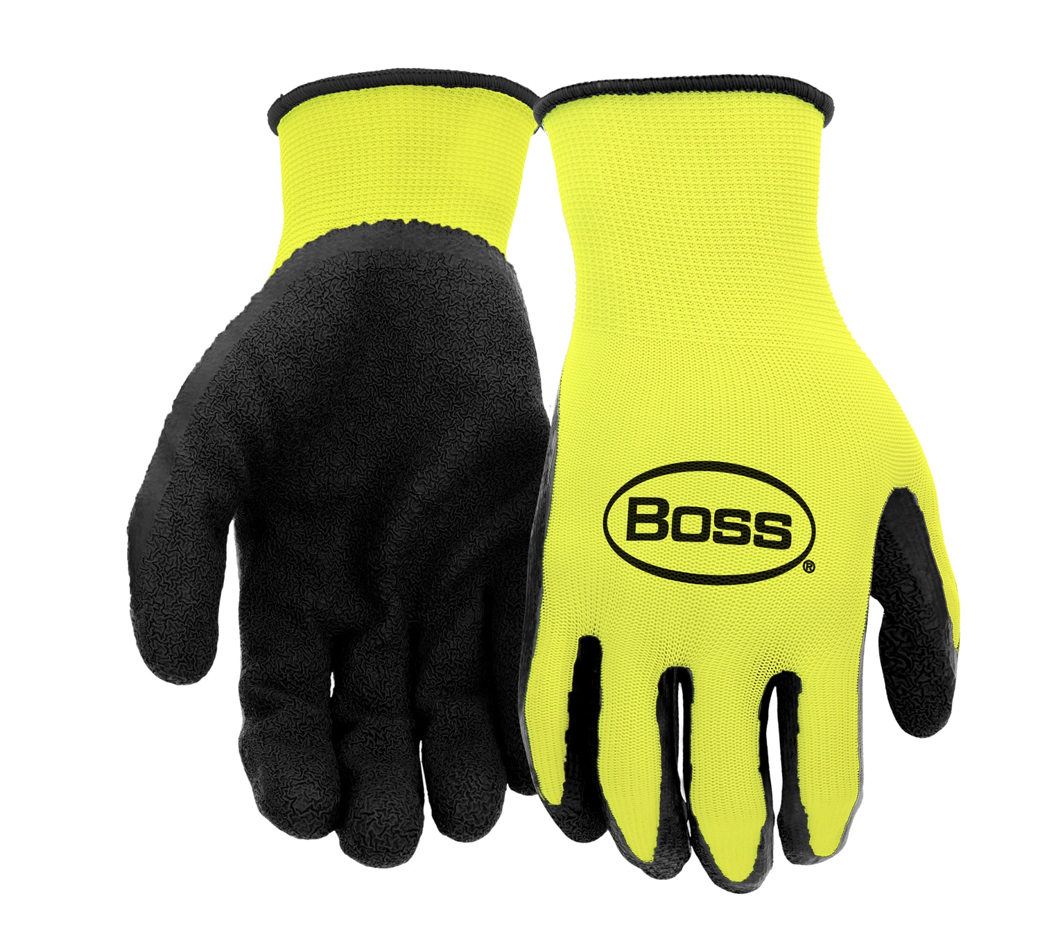 Boss Mens Latex Dipped Large (5-Pairs) in the Work Gloves department at Lowes.com