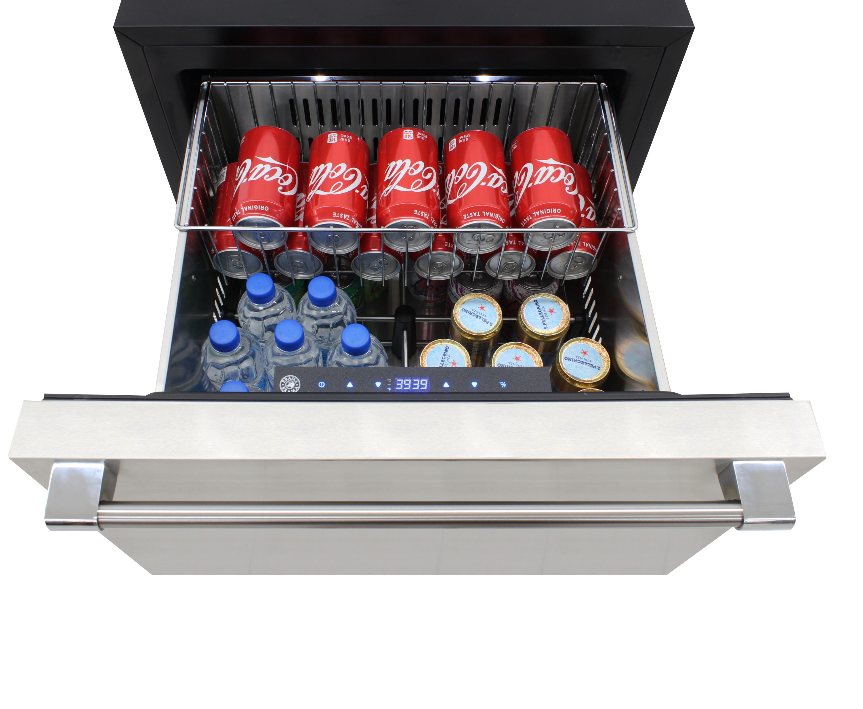 24 Inch Indoor Outdoor Refrigerator Drawer in Stainless Steel