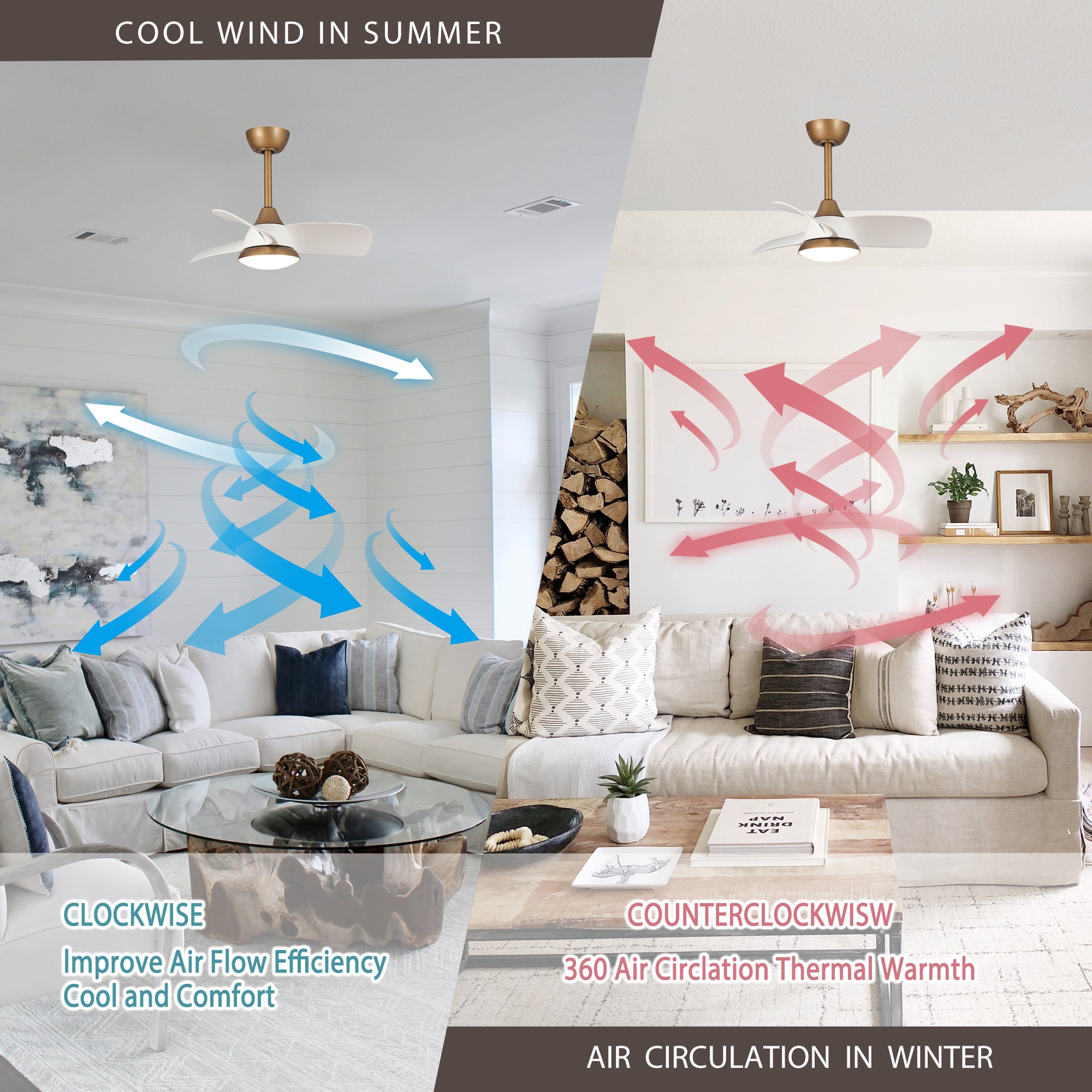 Parrot Uncle F6335WH110V Ceiling-Fans - View #7