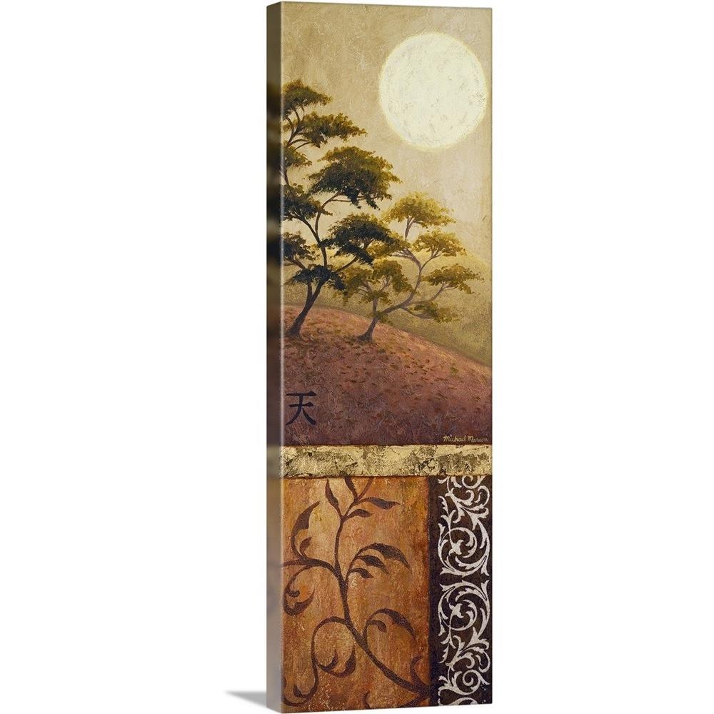 GreatBigCanvas 1129180-24-12X36 October in the East I by Micha 36-in H x 12-in W Abstract Print on Canvas