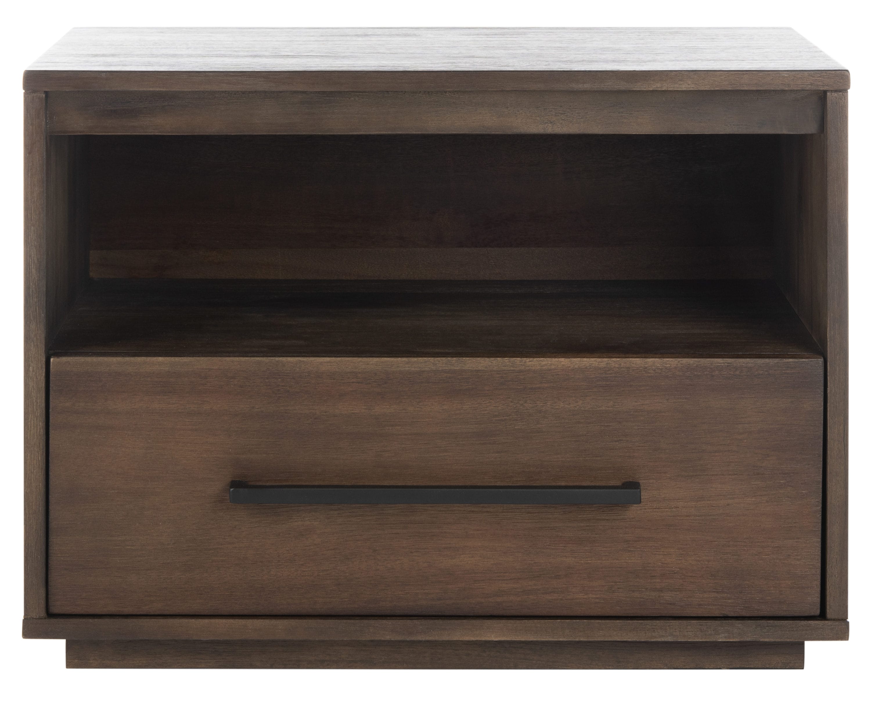Safavieh SFV7200A Mallory Dark Chocolate Acacia Nightstand