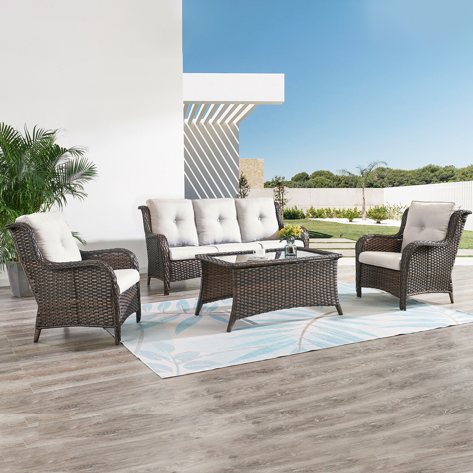 Pocassy PJ130618-2 Patio-Conversation-Sets - View #7