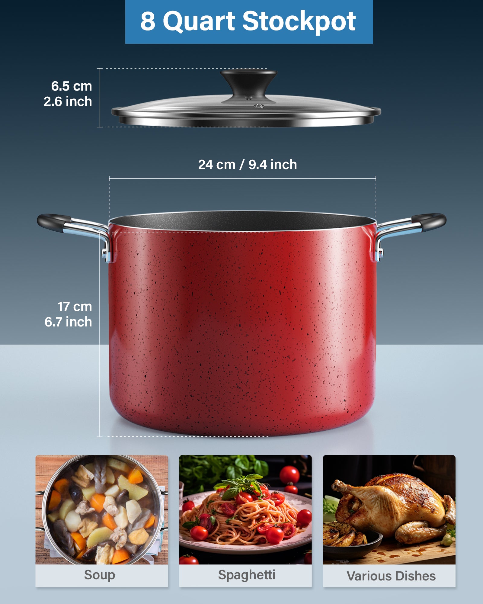 Cook N Home 02863 Stock-Pots - View #4