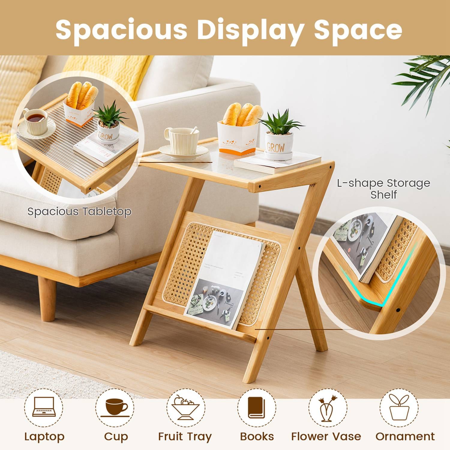 Costway CSHY003458 Console-Sofa-Tables - View #5