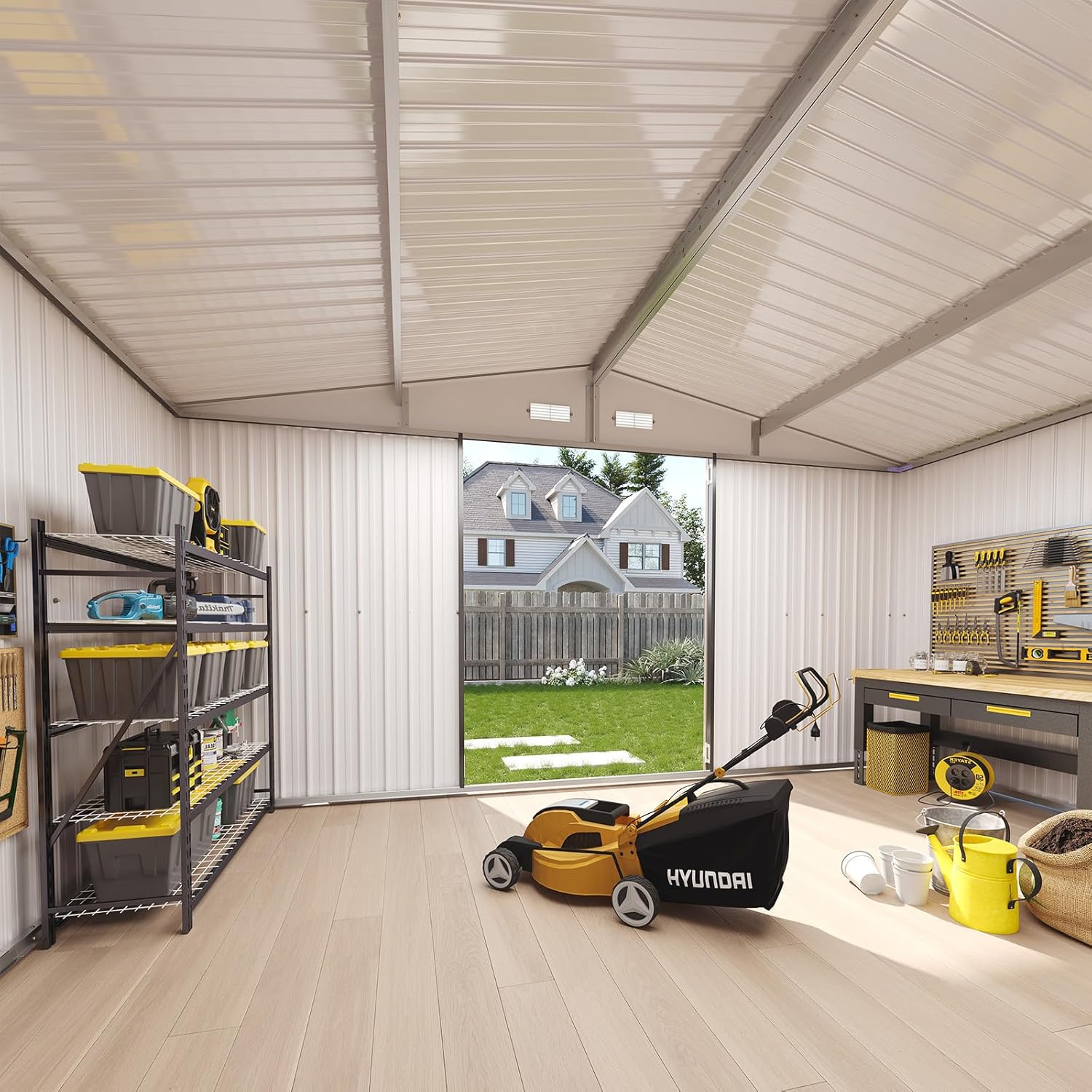 AOXUN AX-30312G Metal-Storage-Buildings-Sheds - View #6