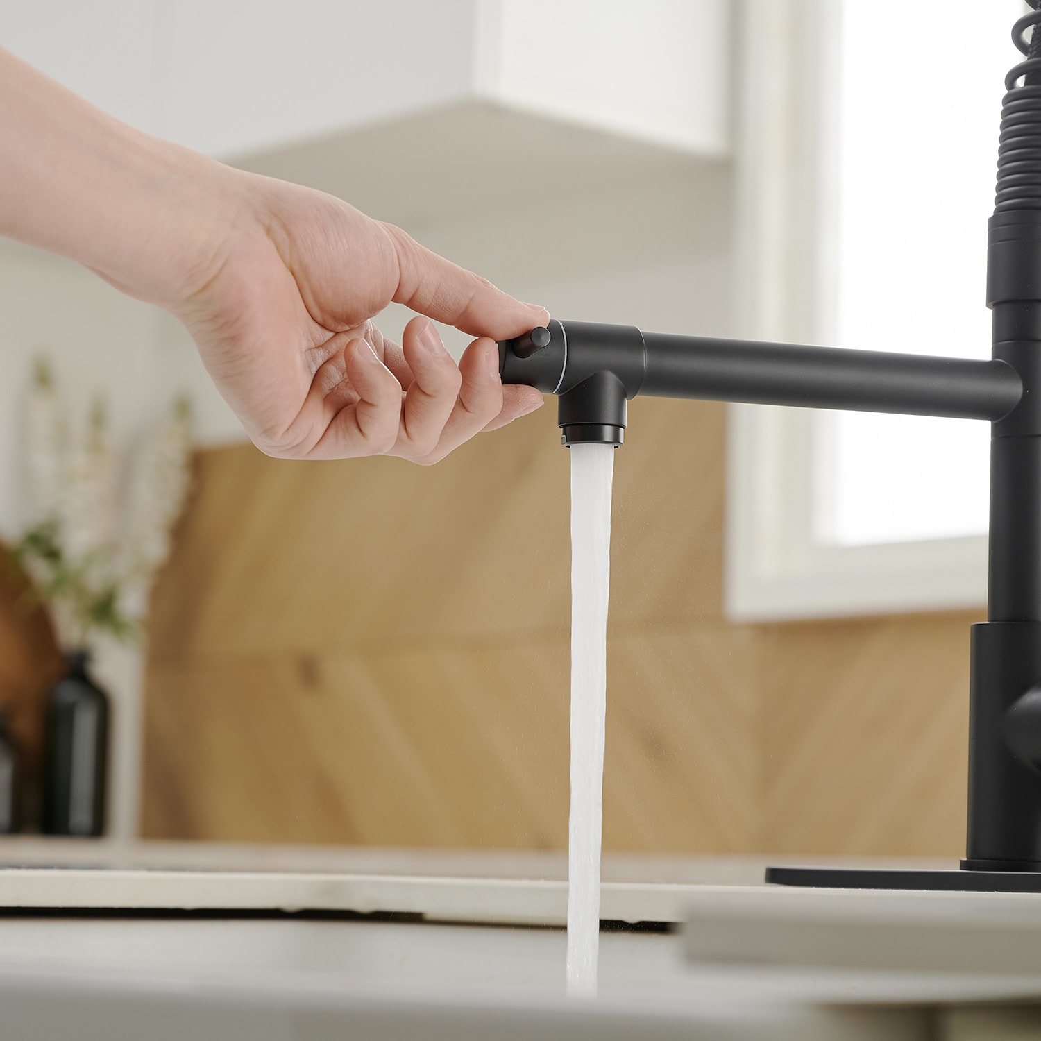 BWE A-94008-BLACK Kitchen-Faucets - View #4
