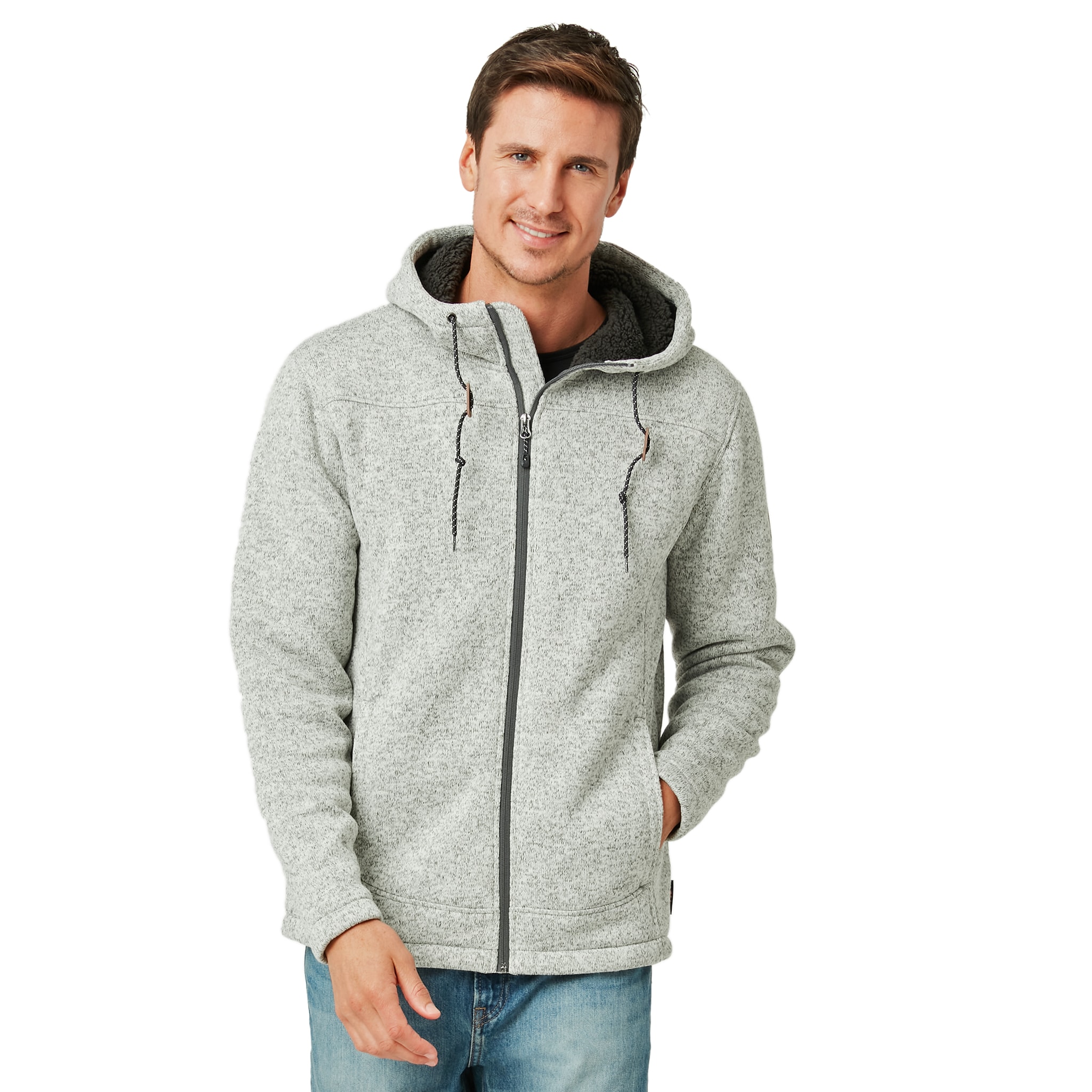 Free Country Men's Pumice Polyester Hooded Insulated Fleece (Extra ...