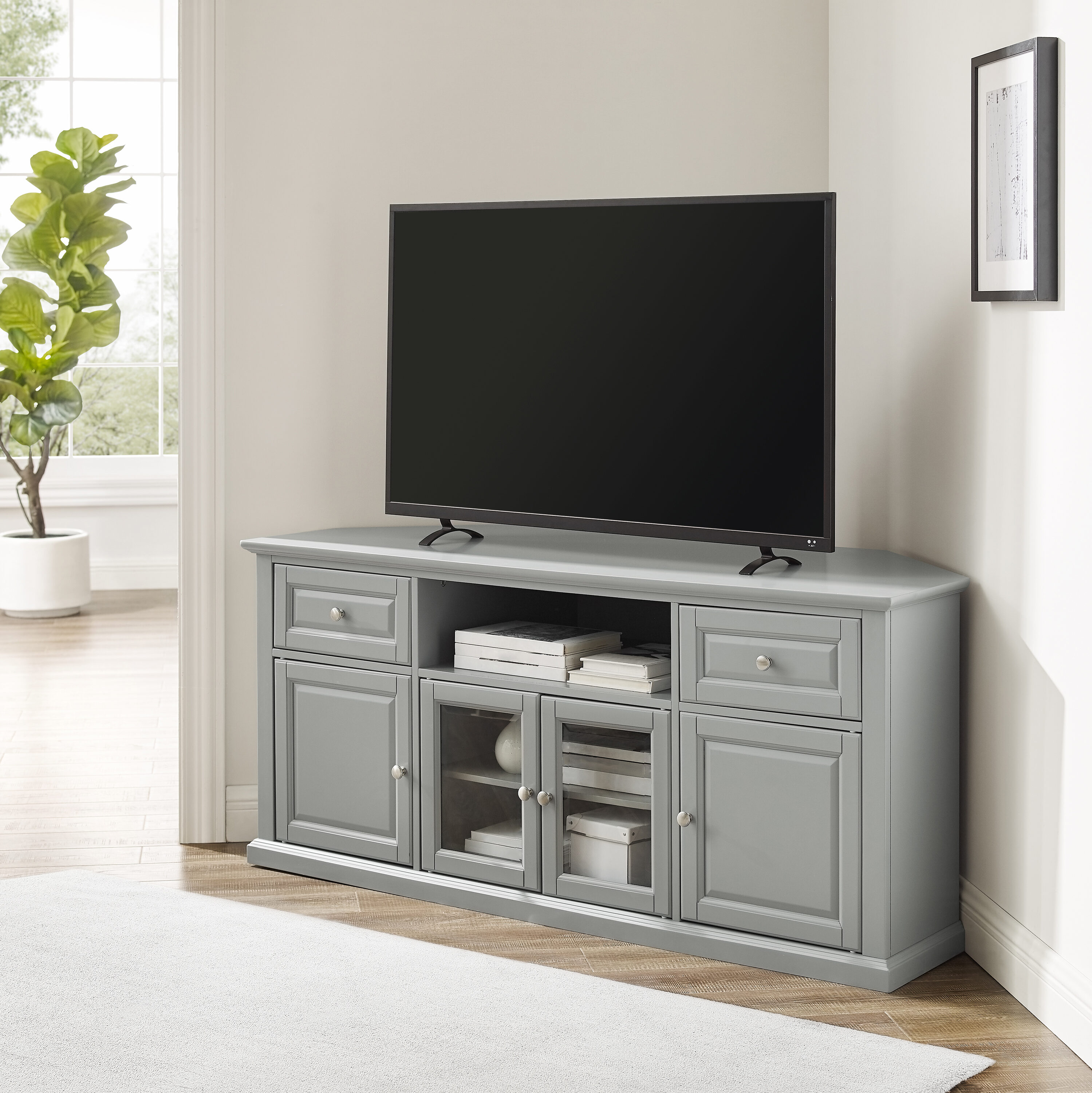 Crosley Furniture CF1000260-GY Tv-Stands - View #7