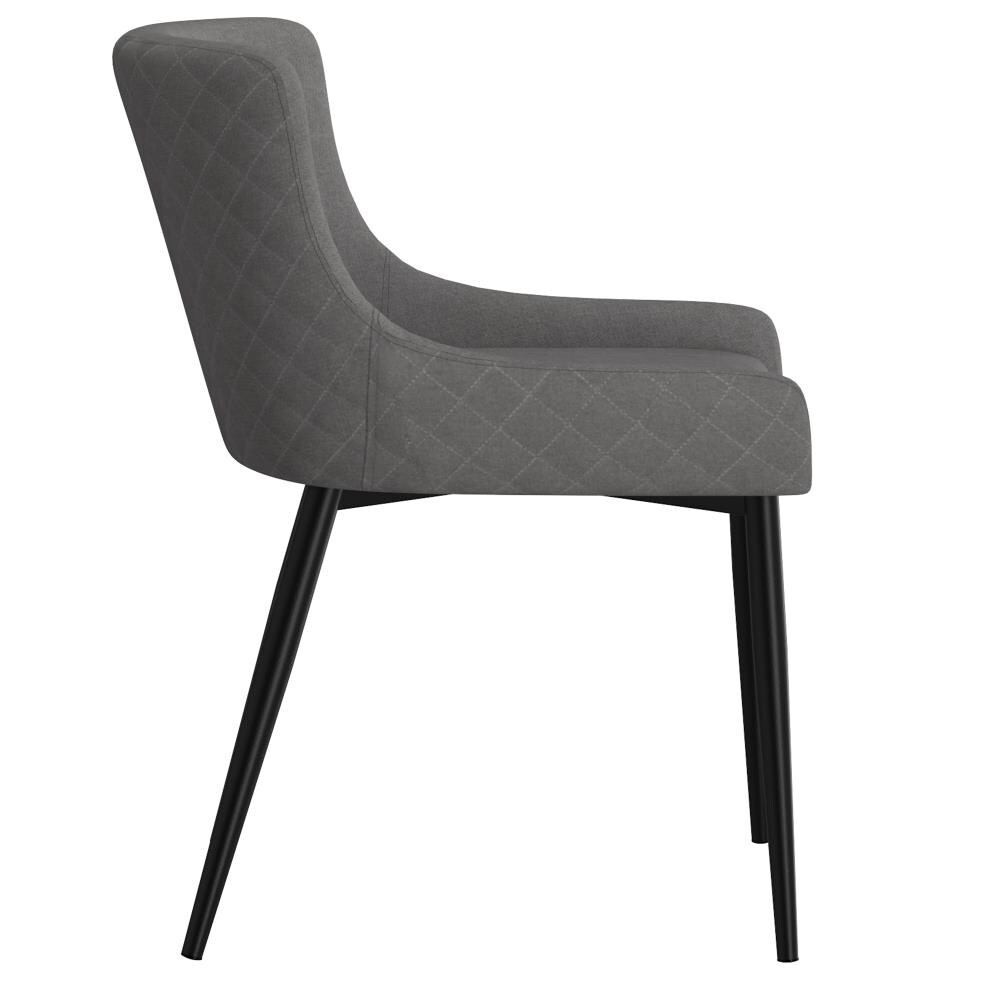 Worldwide Homefurnishings 202-086GY/BK Dining-Chairs - View #4