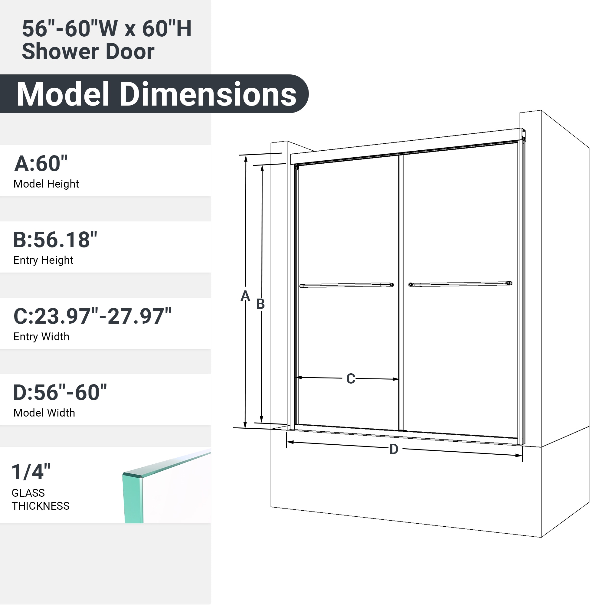 AAZJ JAS-W2813P388036 Shower-Doors - View #6