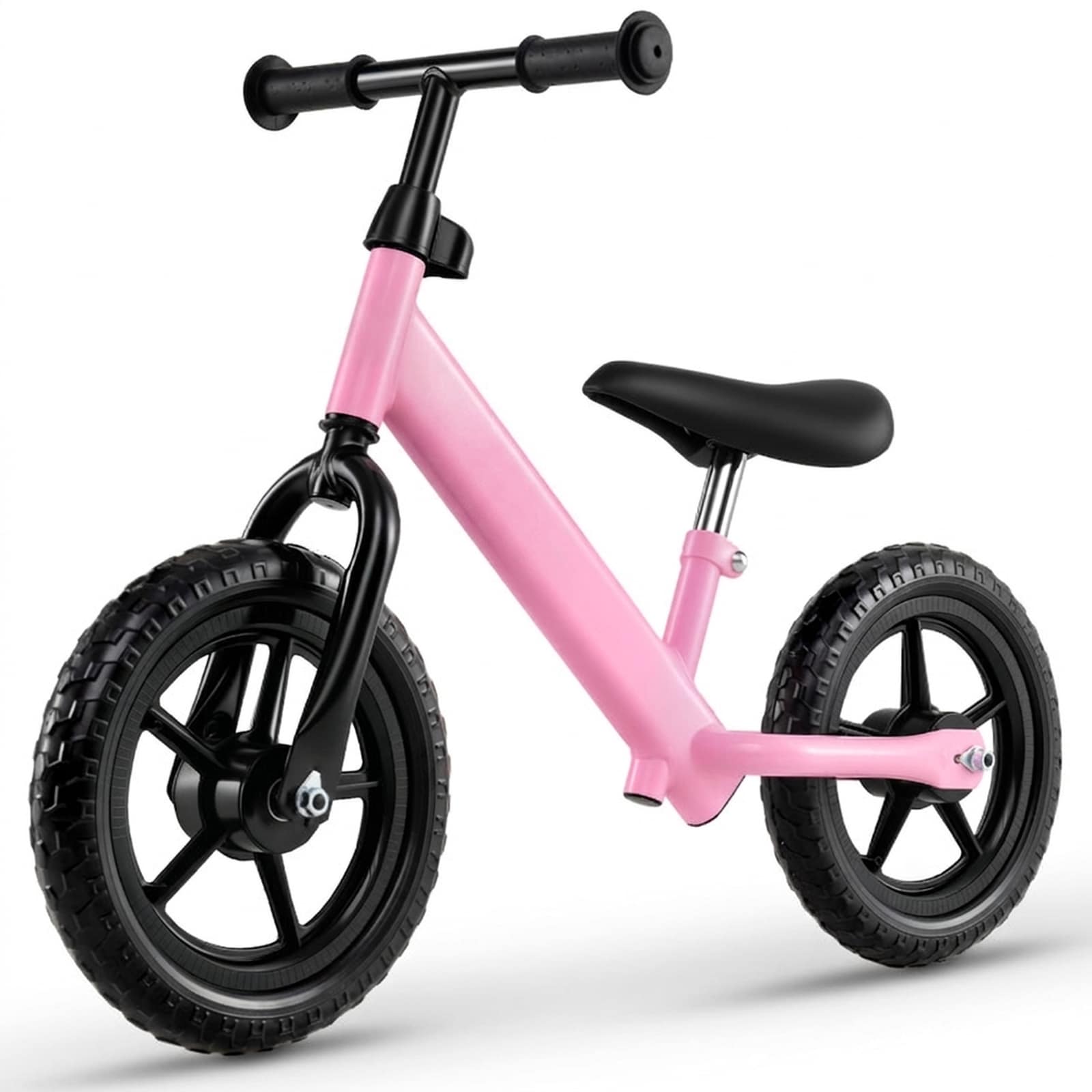SUGIFT Lightweight Toddler Balance Bike No Pedal Training Bicycle-Pink