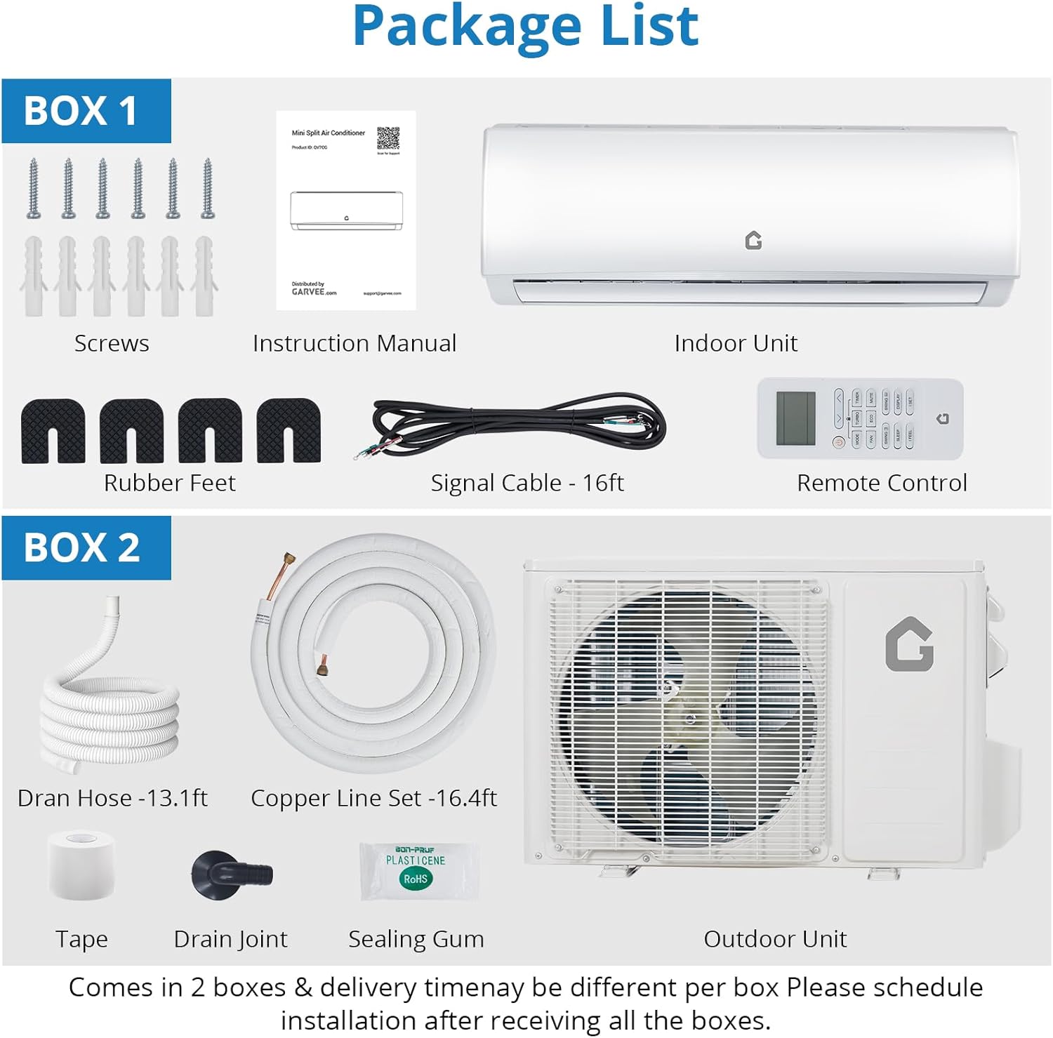 Qeetex GWPHO-33MDQKKV Ductless-Mini-Splits - View #4