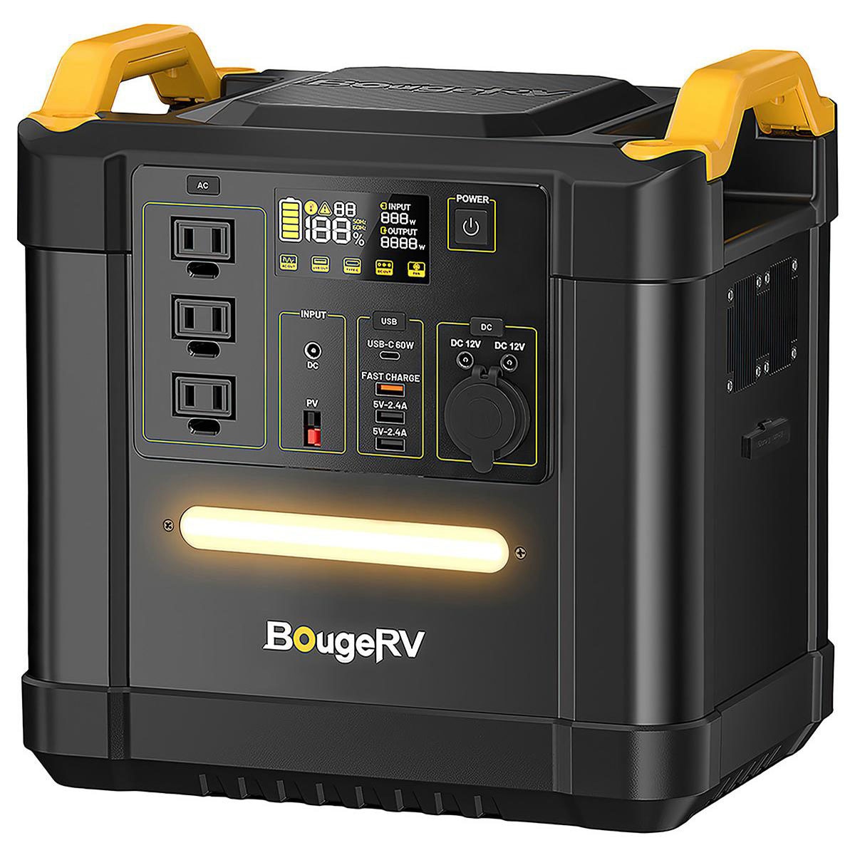 BougeRV Portable Power Station 2200 Watt Portable Power Station in