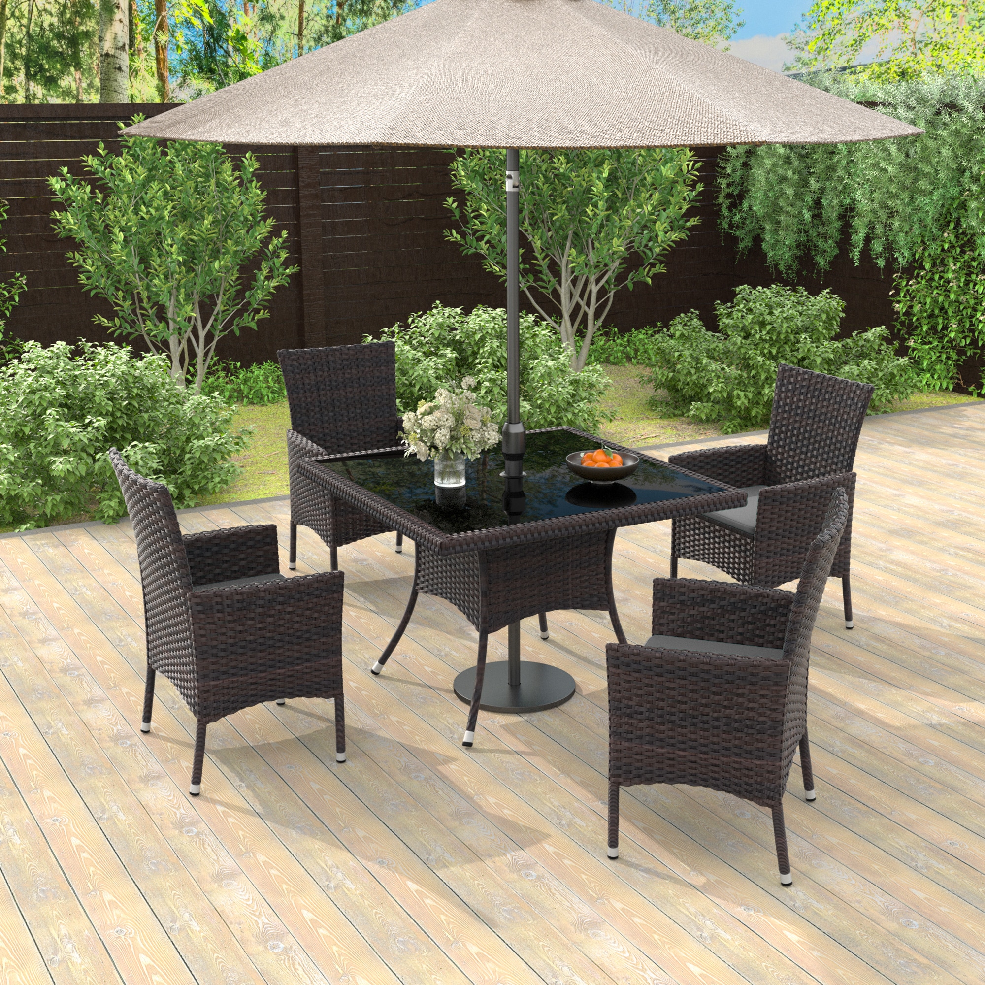 ALAULM LS-DT5-GREY Patio-Dining-Sets - View #8
