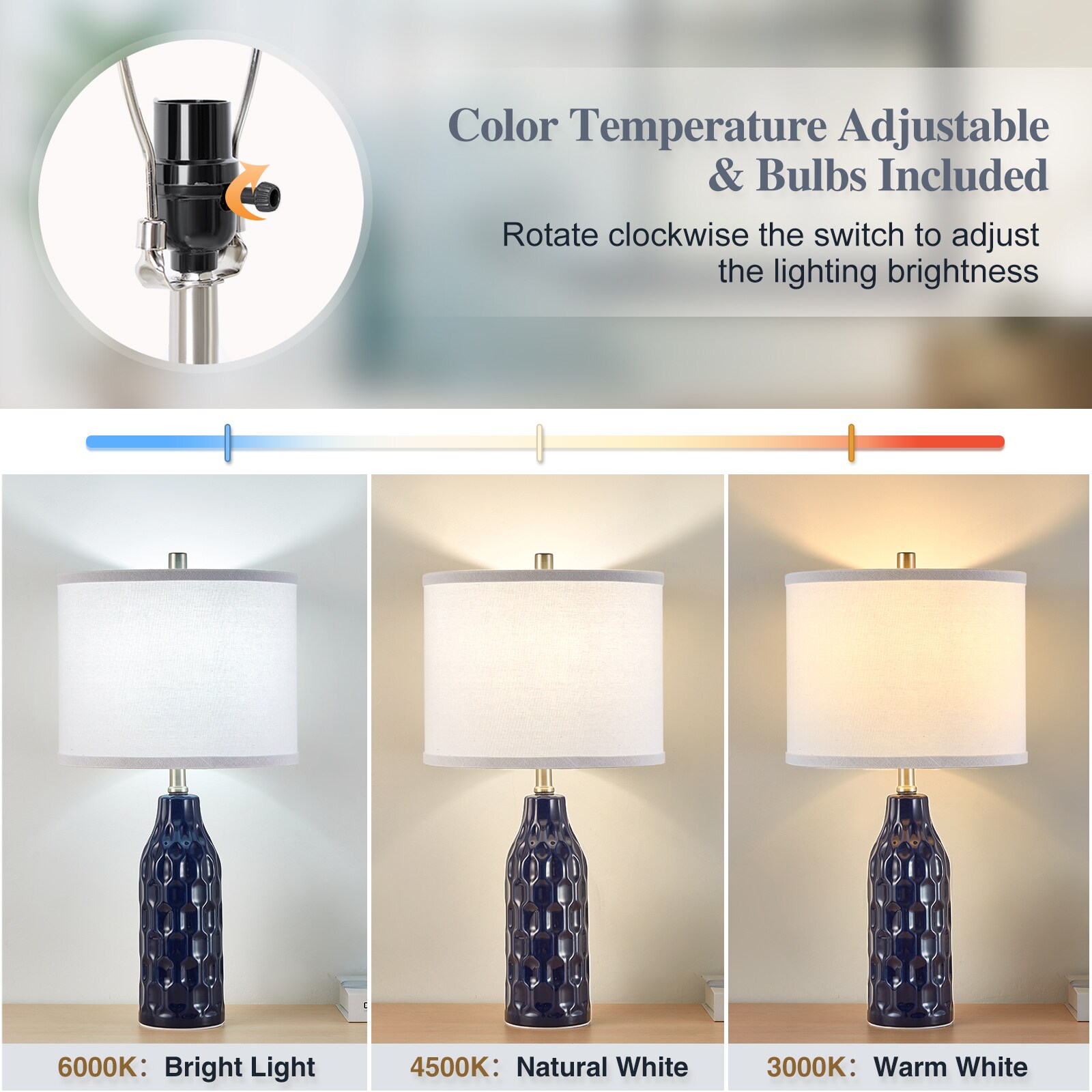 NatySwan W-2TL-120B Table-Lamps - View #3