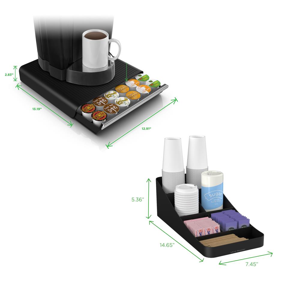 Mind Reader COMP726-BLK Coffee-Beverage-Organizers - View #7