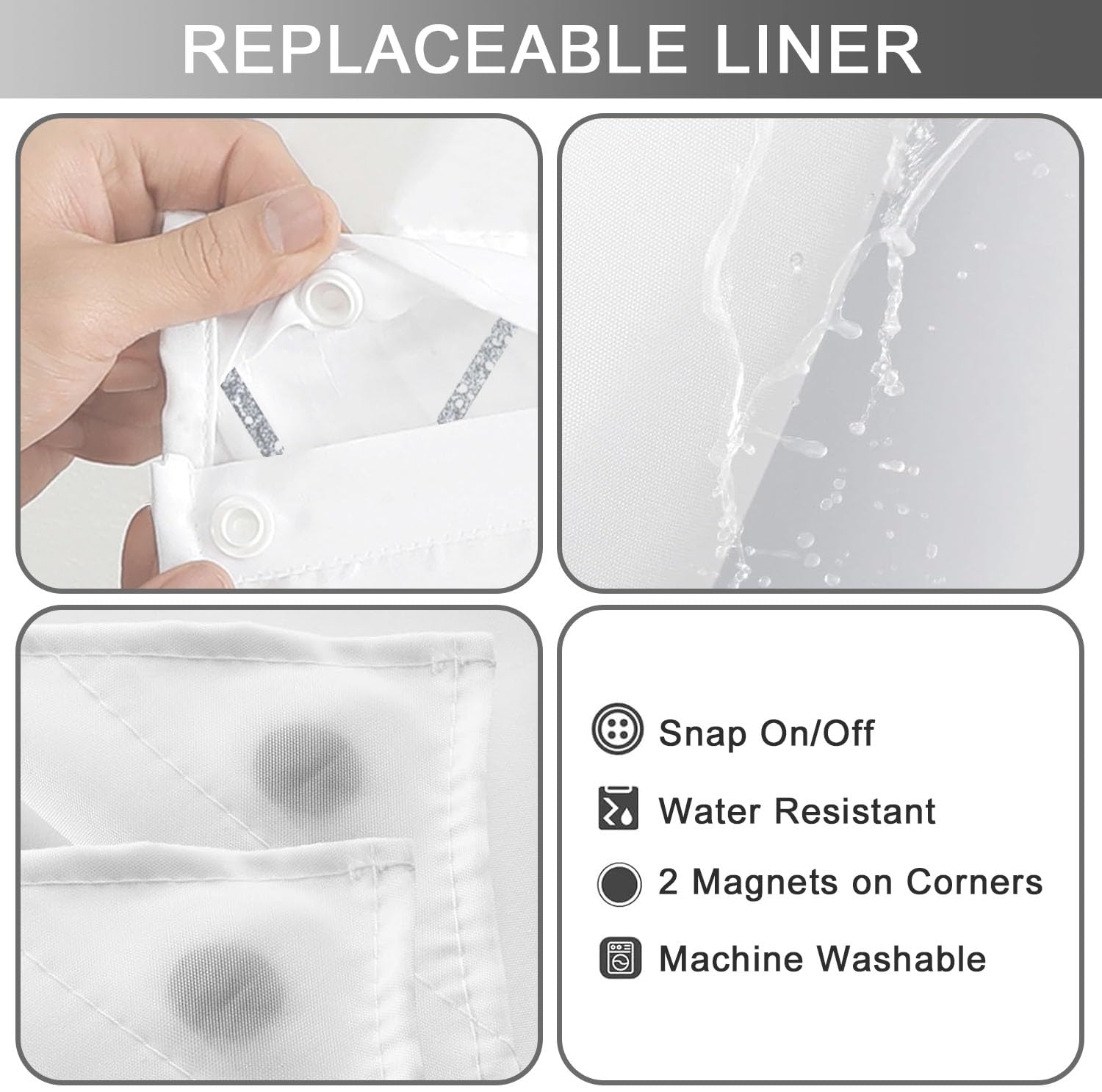 Etokfoks LET0401S08 Shower-Curtains-Liners - View #6