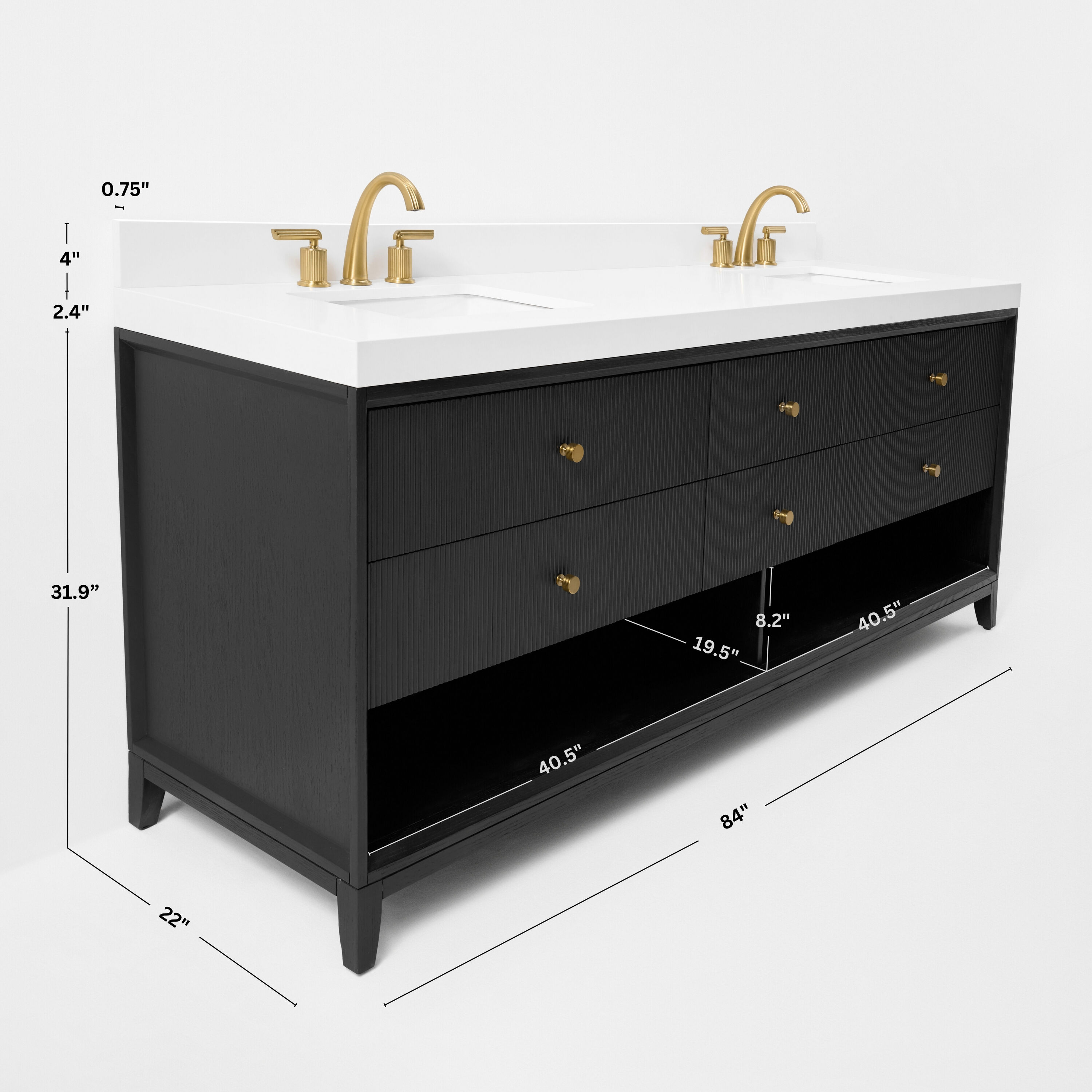 Ancerre Designs VTS-MOMO-84-RBO-WQZ Bath-Vanity-Combo - View #5