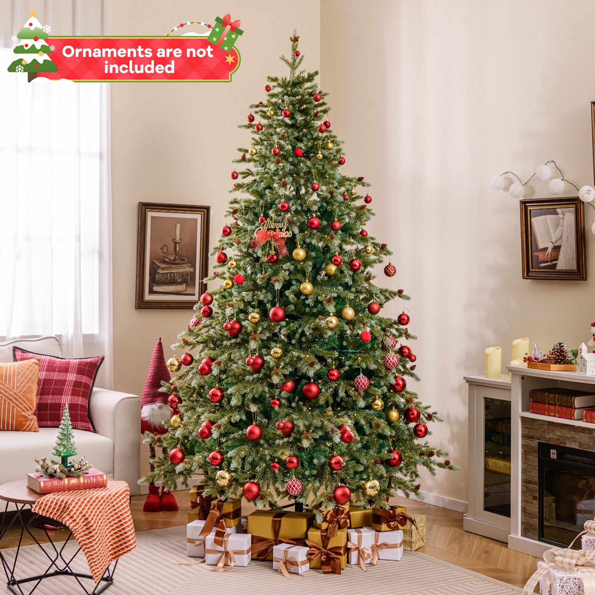 Costway HCST04133 Artificial-Christmas-Trees - View #3