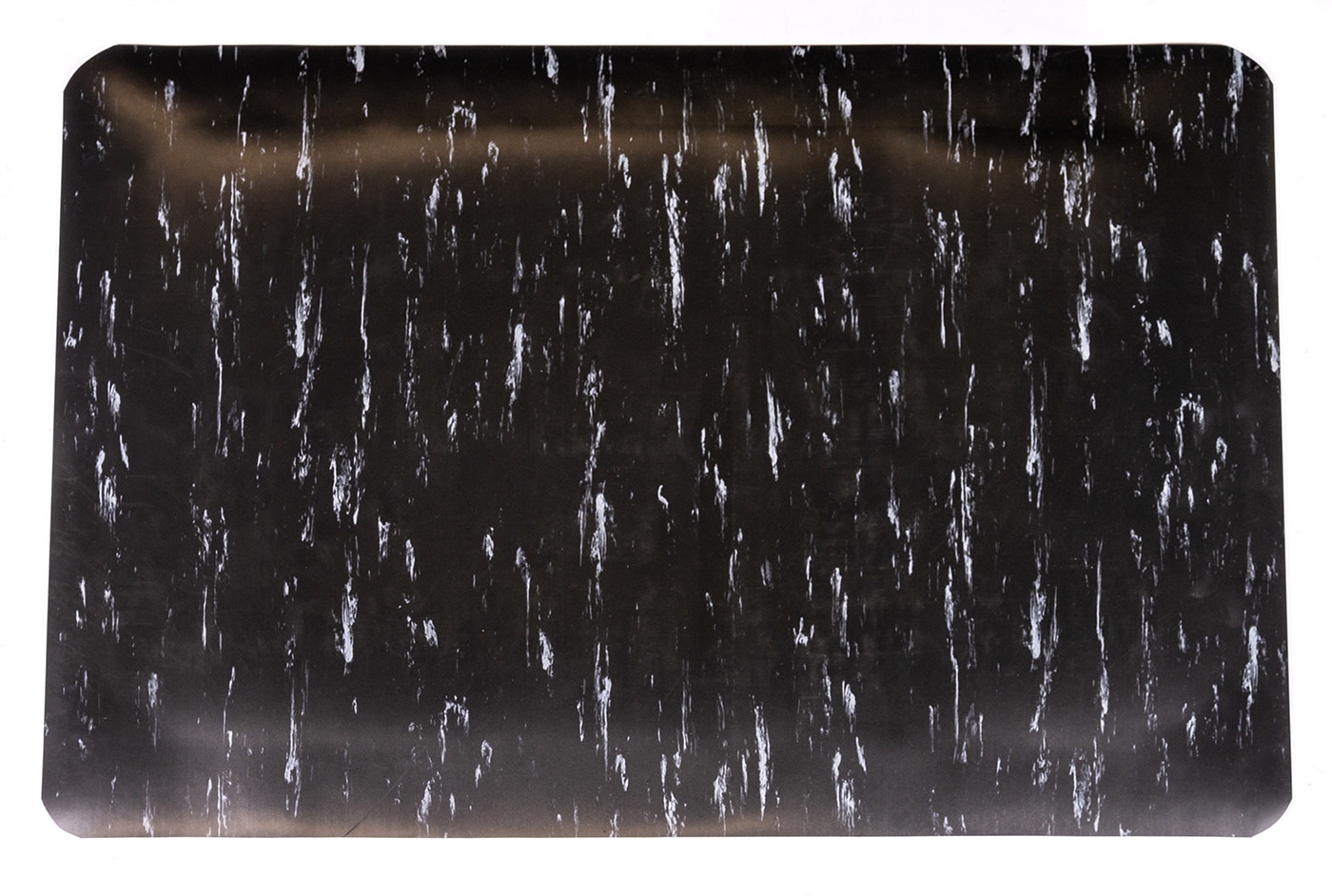 Durable Corporation 544S35BKY 3-ft x 5-ft Marble black Vinyl Rectangular Indoor Home Anti-fatigue mat