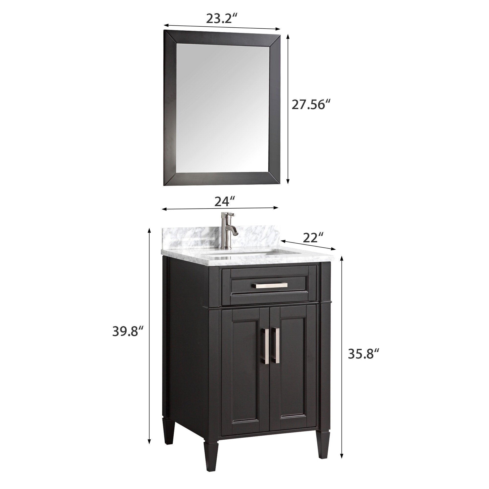 Vanity Art VA2024-E Bath-Vanity-Combo - View #15