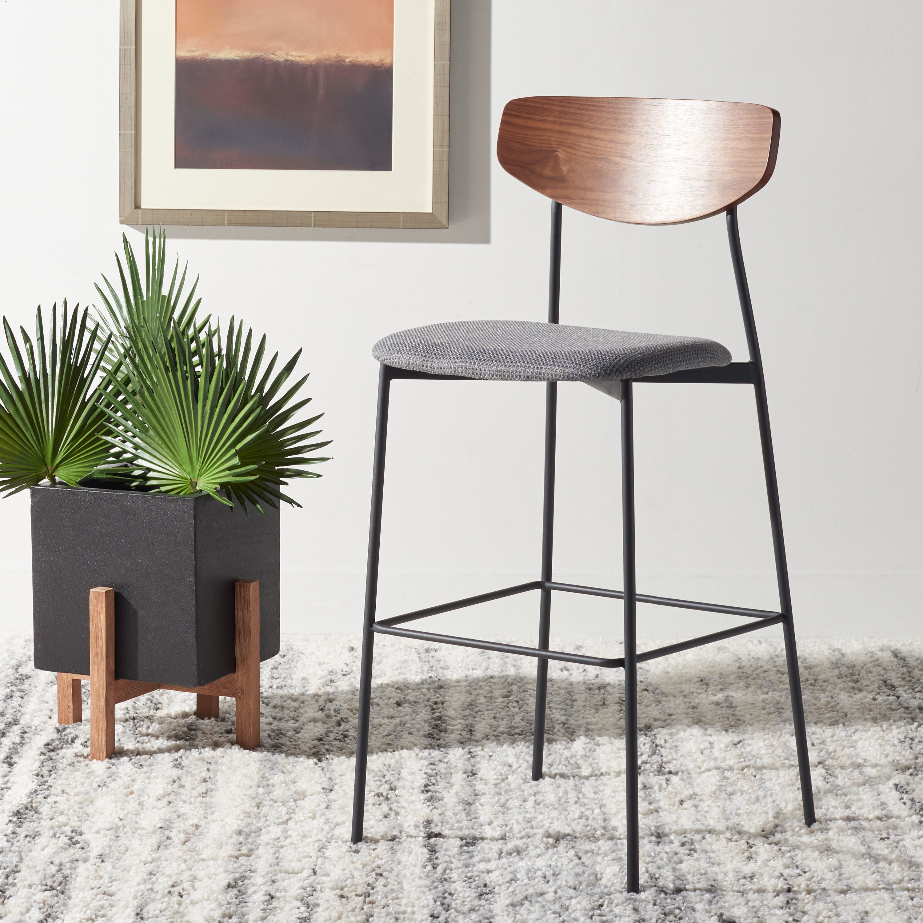 Modern petal deals counter stool