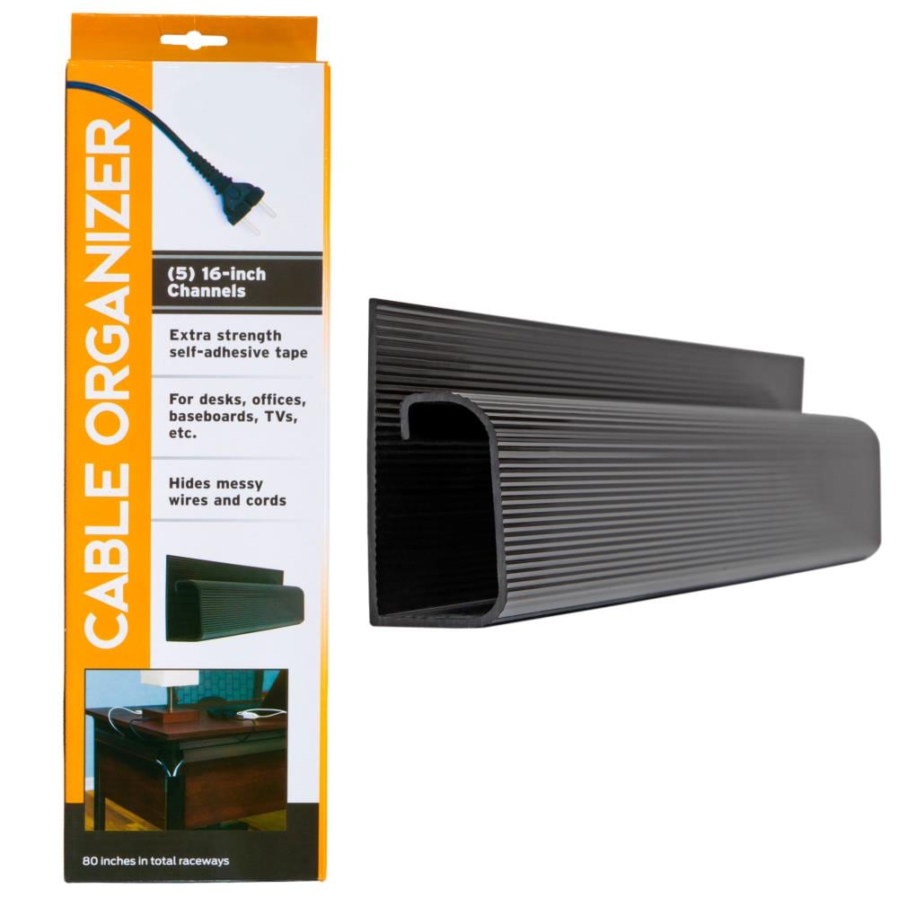 Cord Hider Wall Mounted TV, Cable Raceway, Desk Cable Management