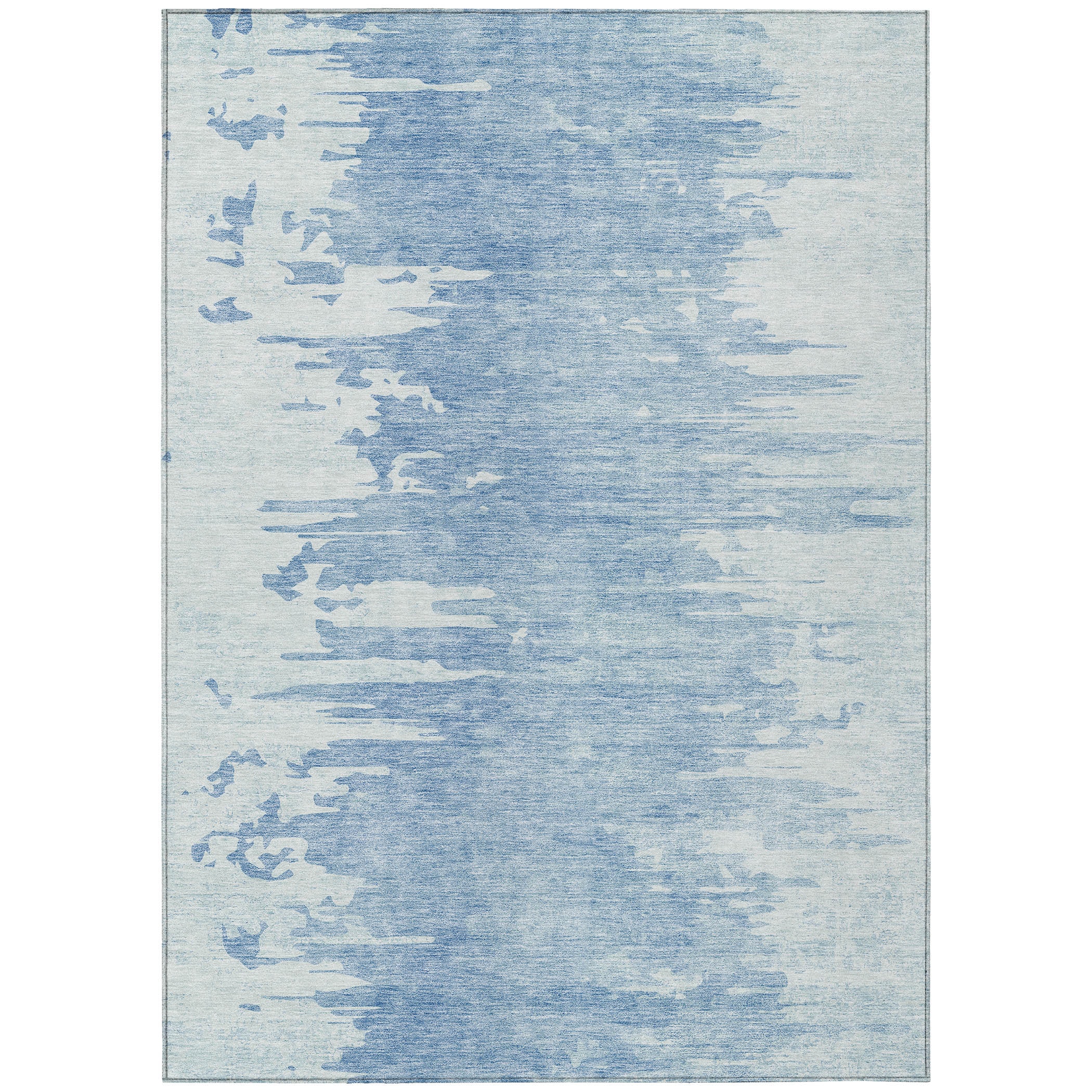Addison Rugs ACN705SK9X12 Chantille ACN705SK 9 x 12 (ft) Polyester Sky Rectangular Indoor/Outdoor Geometric Machine washable Area rug