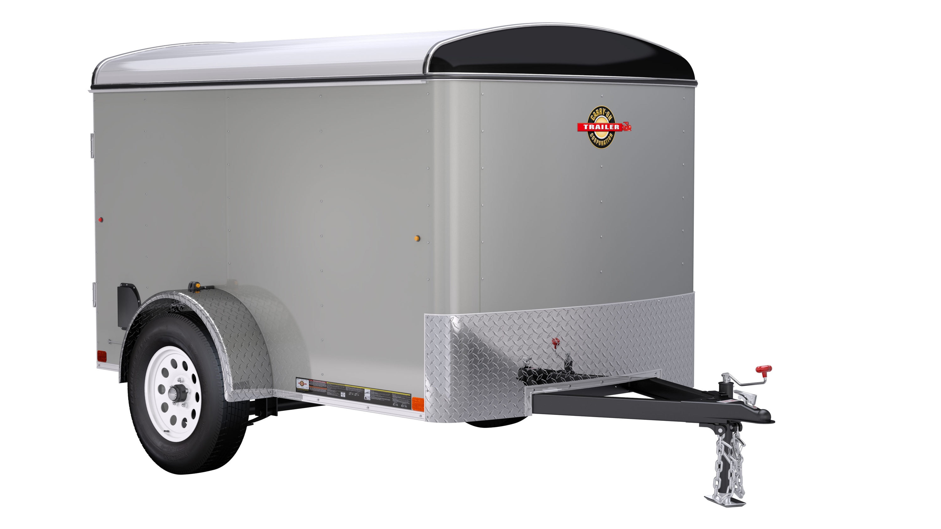 Carry-On Trailer 5-ft x 8-ft Enclosed Trailer in the Enclosed Trailers  department at