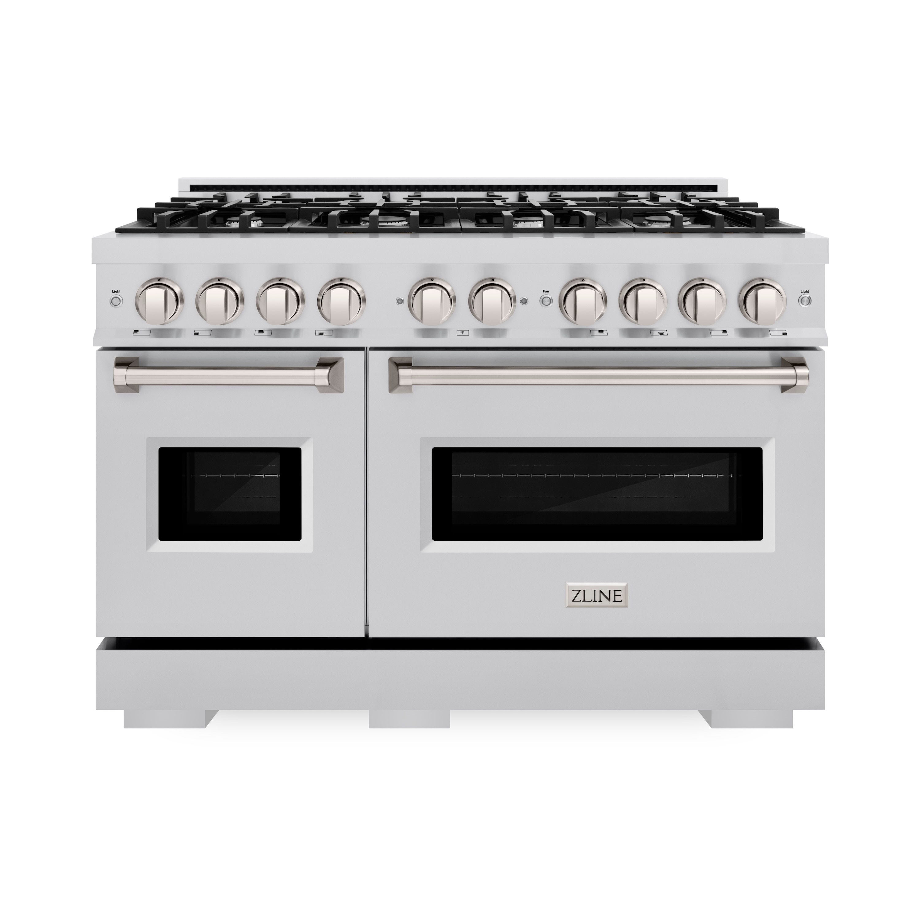 ZLINE KITCHEN & BATH CGR48 Classic 48-in 8 burners 4.2-cu ft / 2.5-cu ft Convection Oven Freestanding Liquid Propane Double Oven Gas Range ( Stainless Steel )