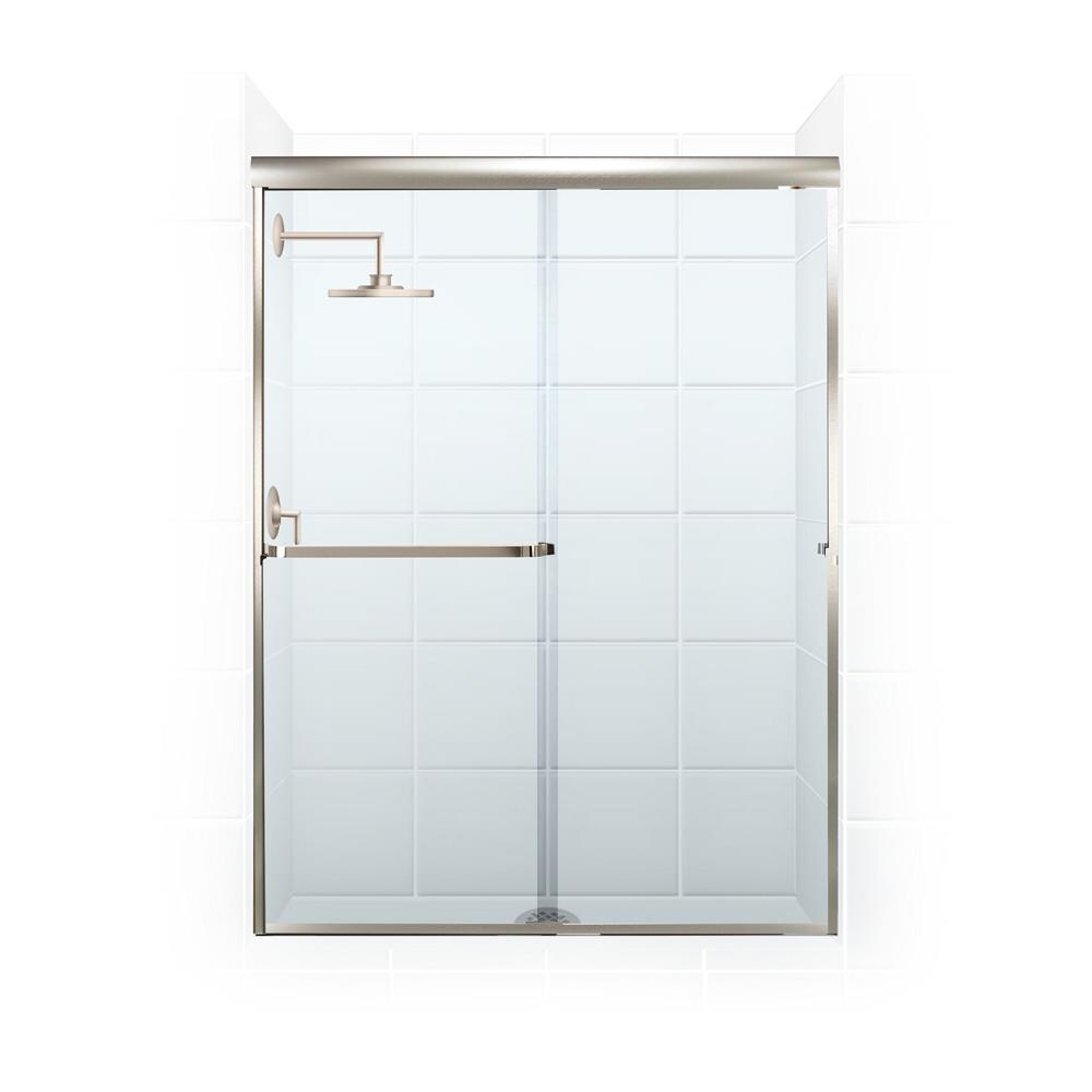 Coastal Shower Doors Paragon Brushed Nickel 60 In X 65 In Frameless