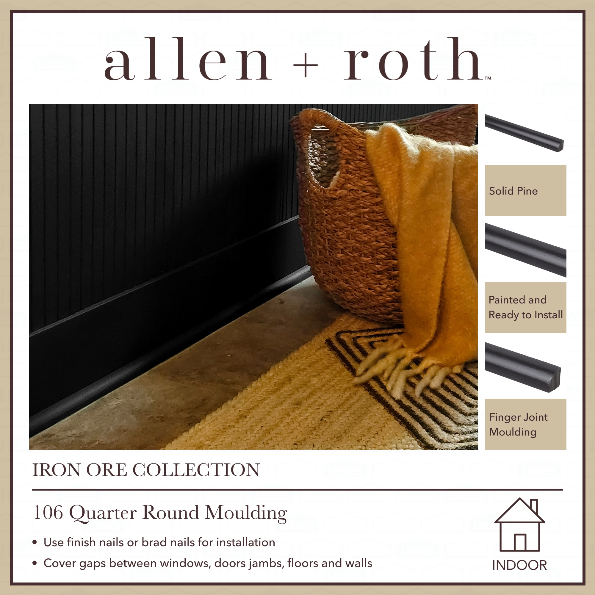 allen + roth L041062IO8 Quarter-Round-Moulding - View #3