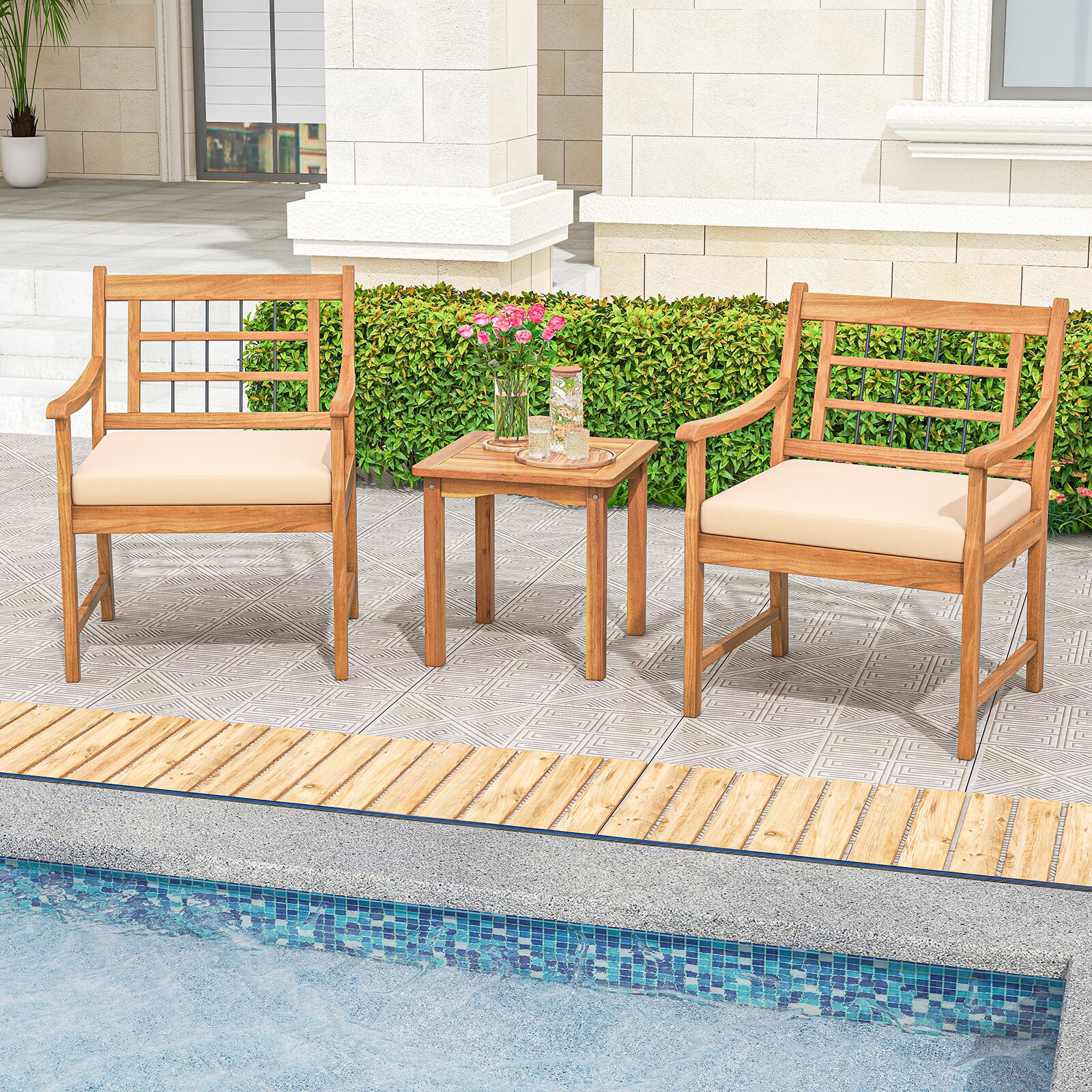 Slickblue D-CO-HW78527WH Patio-Conversation-Sets - View #3