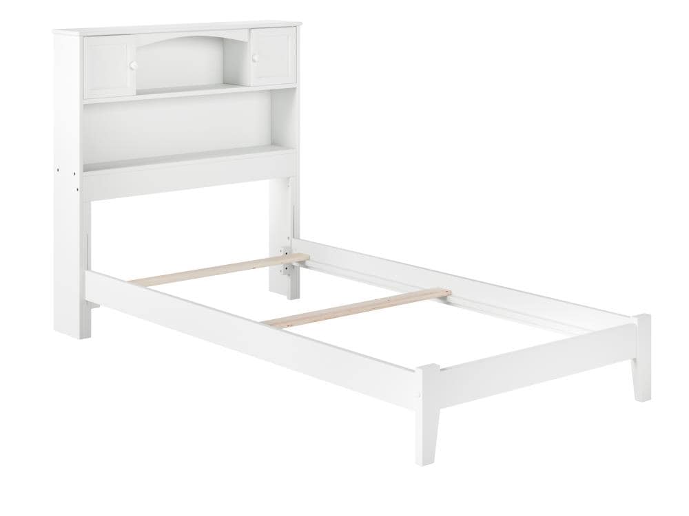 Atlantic Furniture Newport White Twin Xl Bed Frame In The Beds Department At Lowes Com