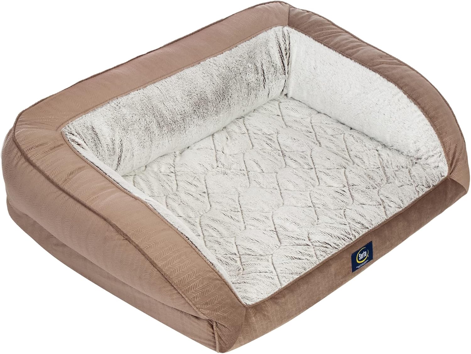 Serta FCCH001-MDTAN01 Rectangular Tan Bolster ( Medium )