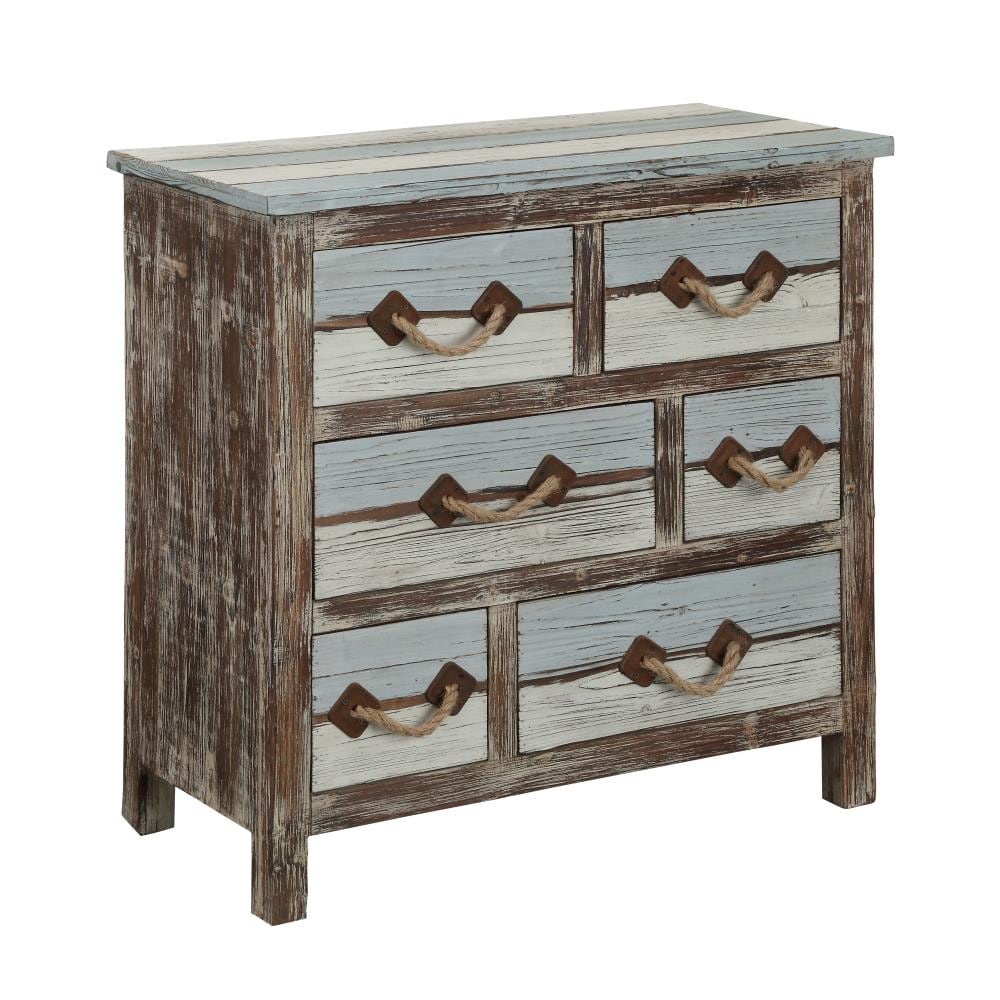 Coast to Coast 91745 Islander Multicolor Fir 6-Drawer Accent Chest
