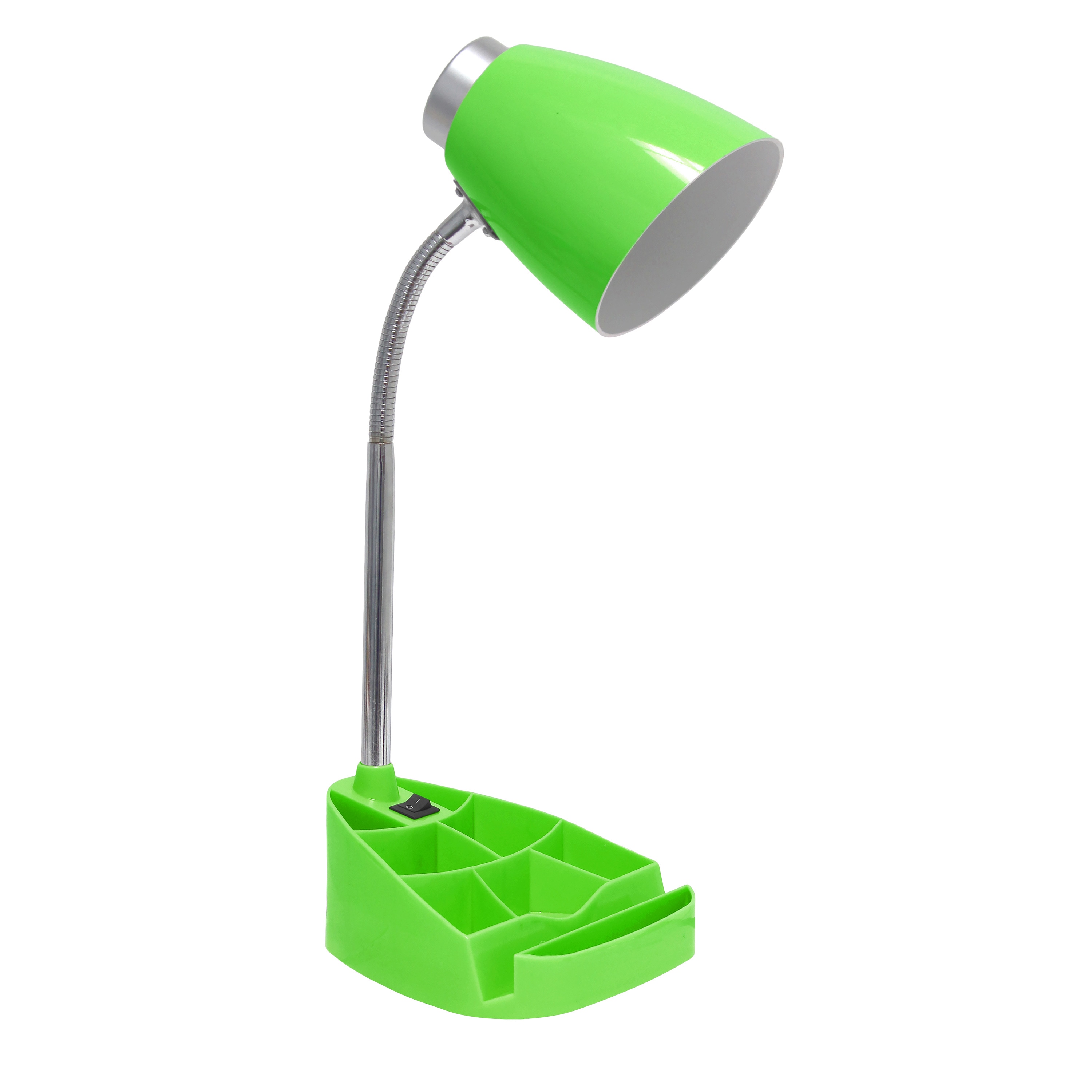 Creekwood Home CWD-1001-GR 18.5-in Adjustable Green Standard Desk Lamp with Plastic Shade