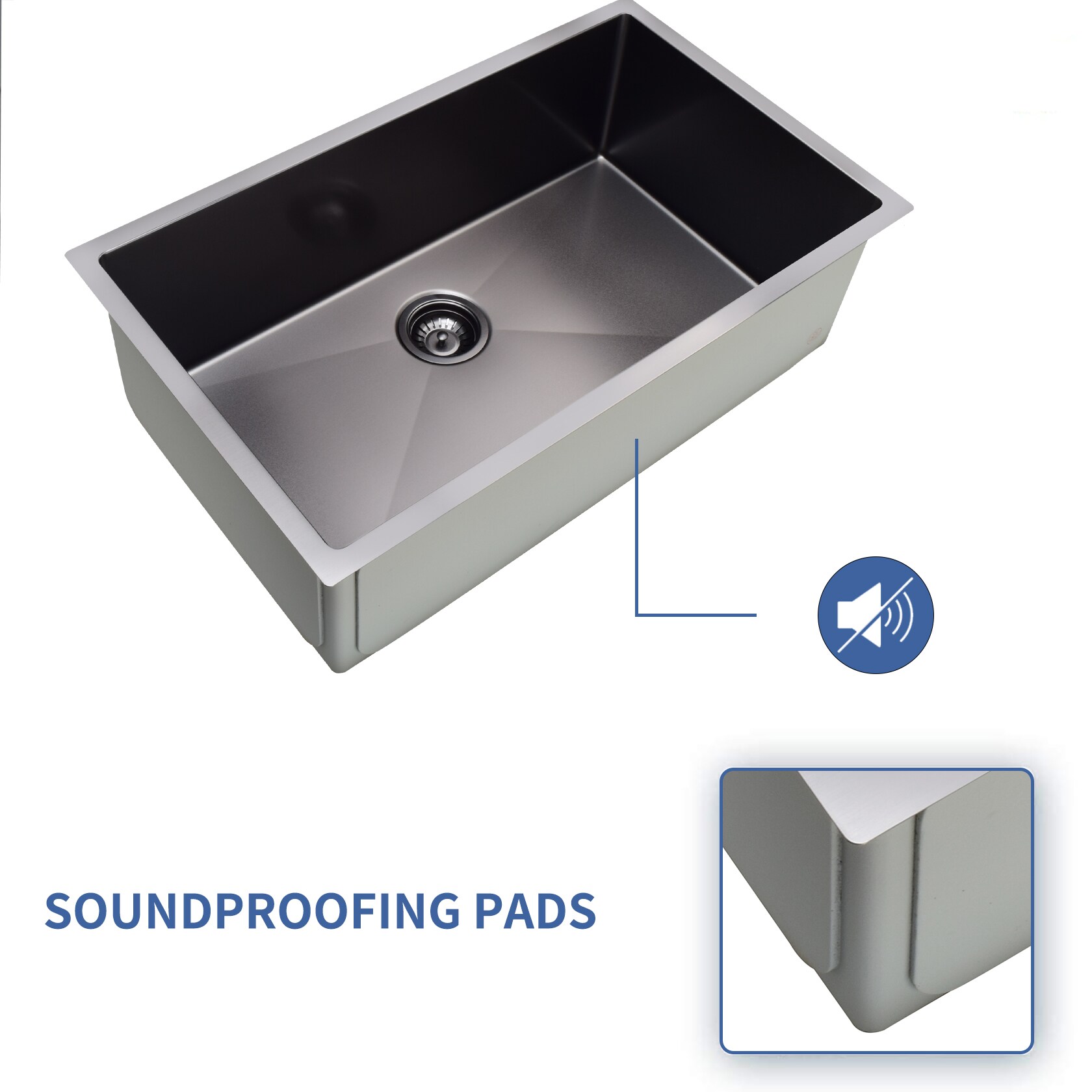 Forclover WHC-SS3018BK Kitchen-Sinks - View #4