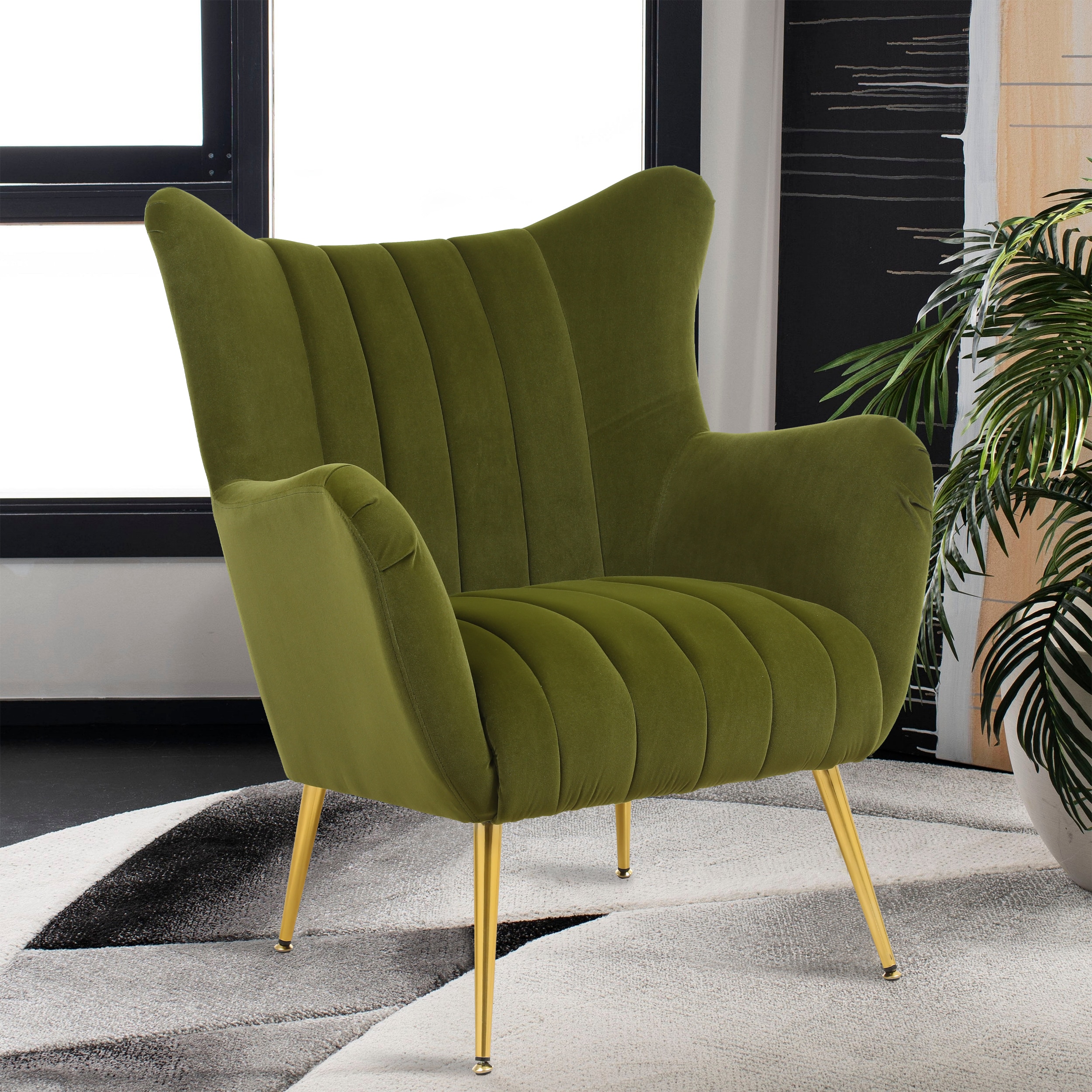 CASAINC WF-HFSN133-GN Dining-Chairs - View #3