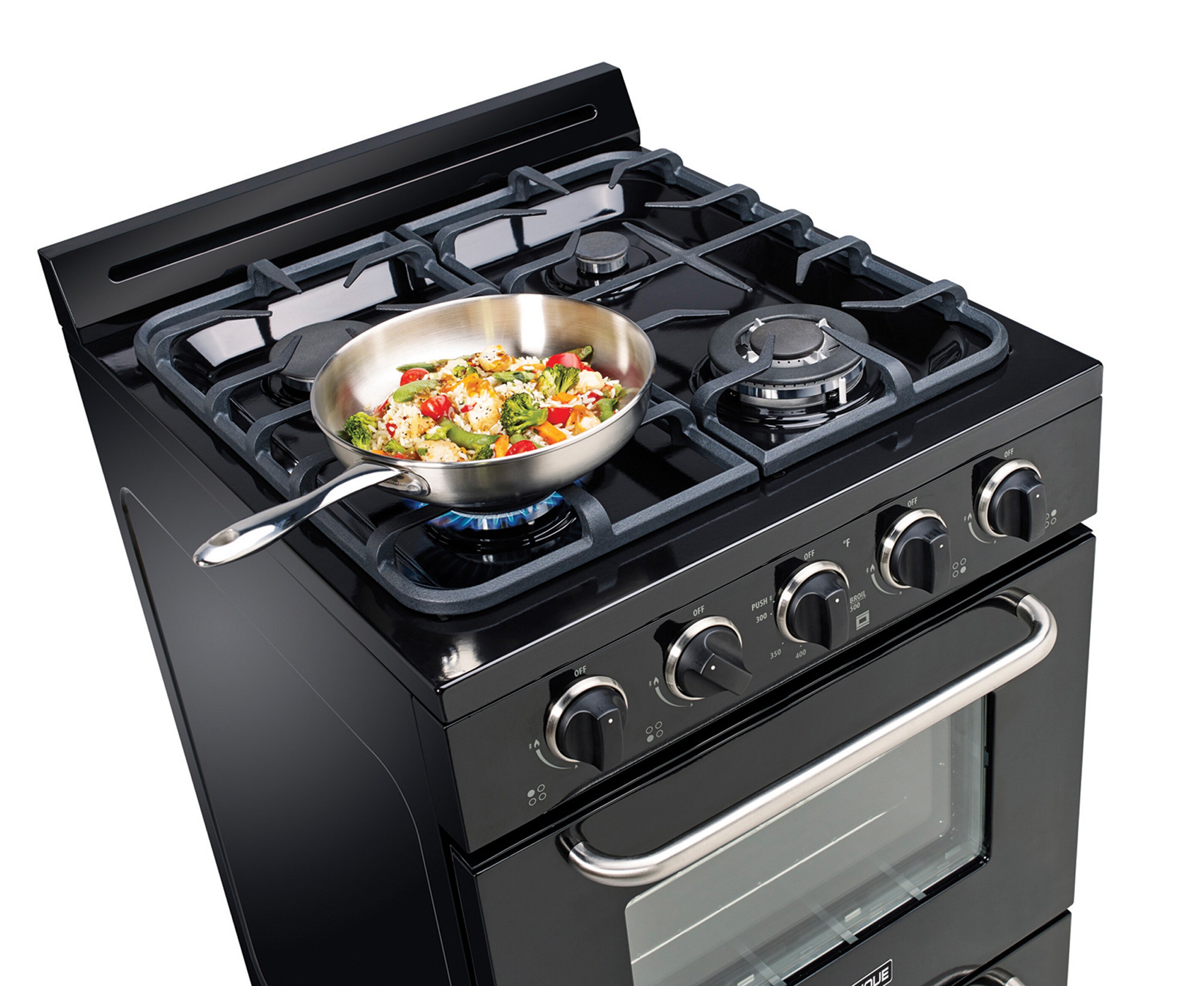 Unique Off-Grid 30-in 4 Burners 3.9-cu ft Freestanding Liquid Propane GAS Range (Stainless Steel) | UGP-30G of2 S/S