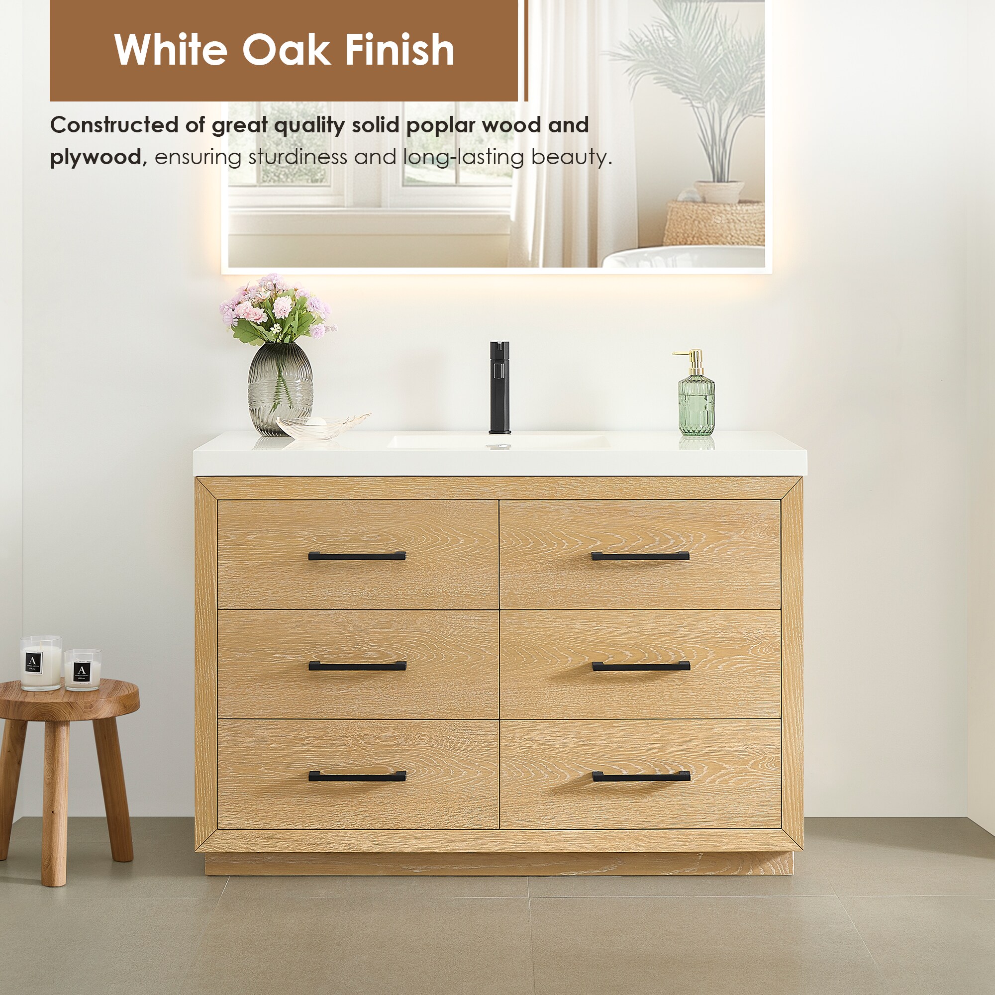 Altair 579048-WO-WH-NM Bath-Vanity-Combo - View #5