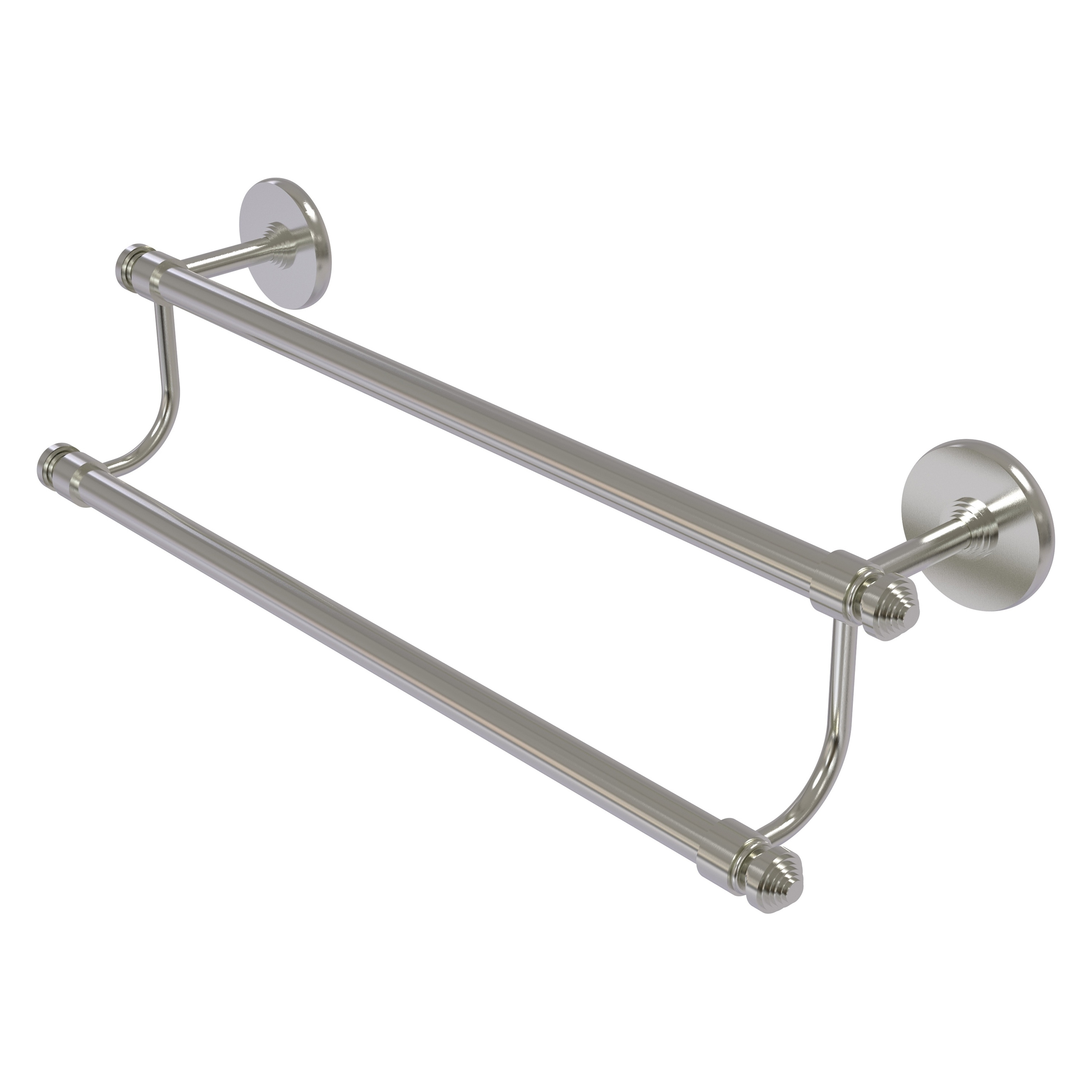 Allied Brass SB-72/30-SN Southbeach 30-in double Satin Nickel Wall mount Double Towel Bar