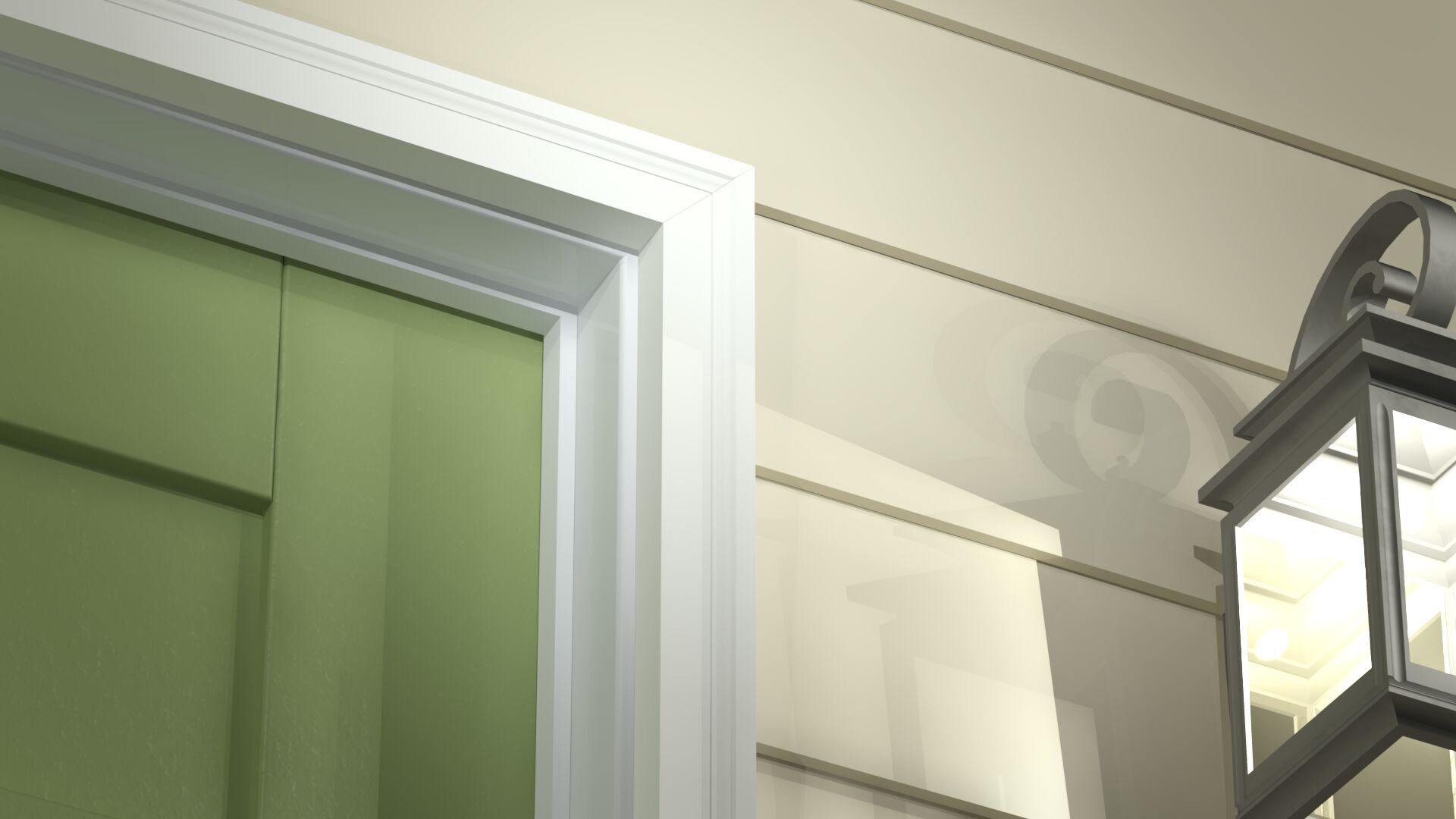 Royal Building Products 1.25-in x 2-in x 7-ft Finished PVC Door Casing Kit