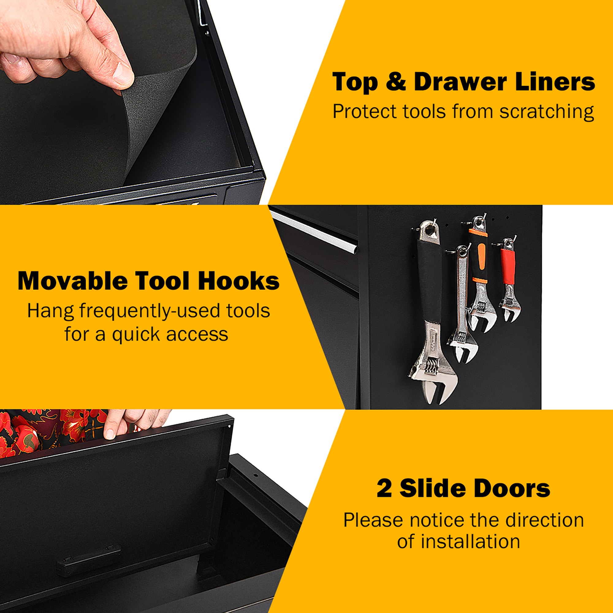 Costway SXL00078 Tool-Chest-Combos - View #3